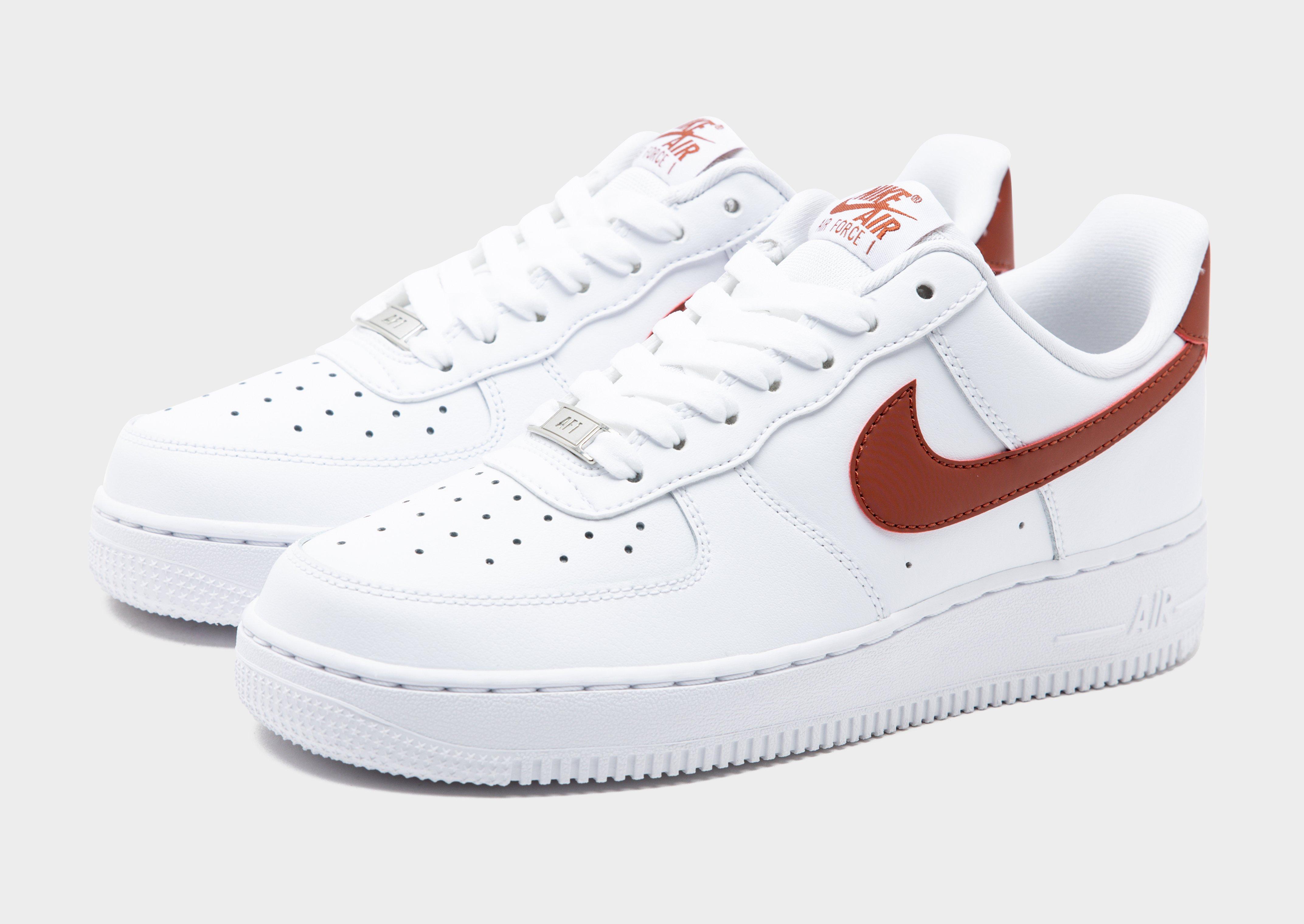 Nike Af1 W Wht/r'org