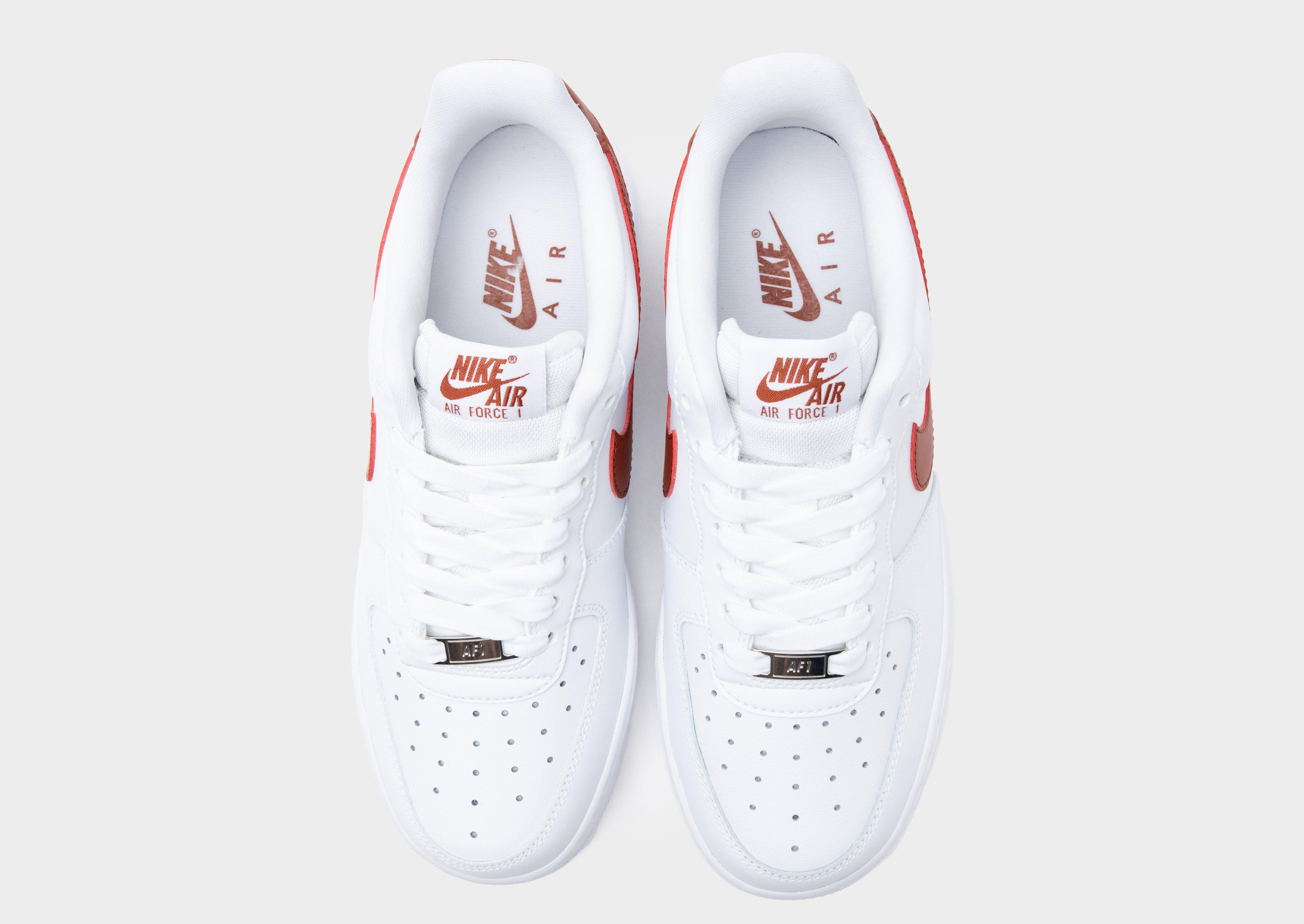 Nike Af1 W Wht/r'org