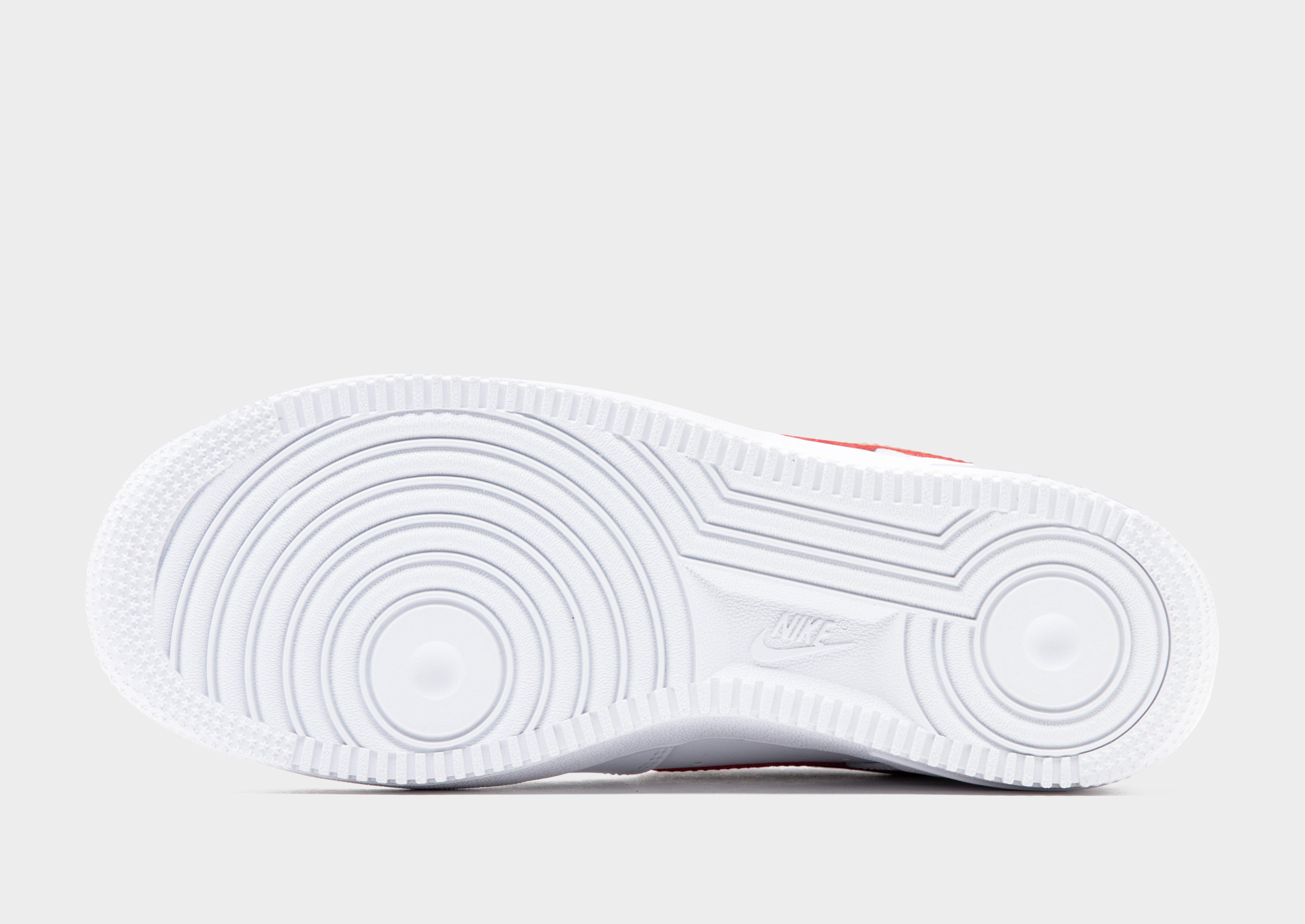 Nike Af1 W Wht/r'org