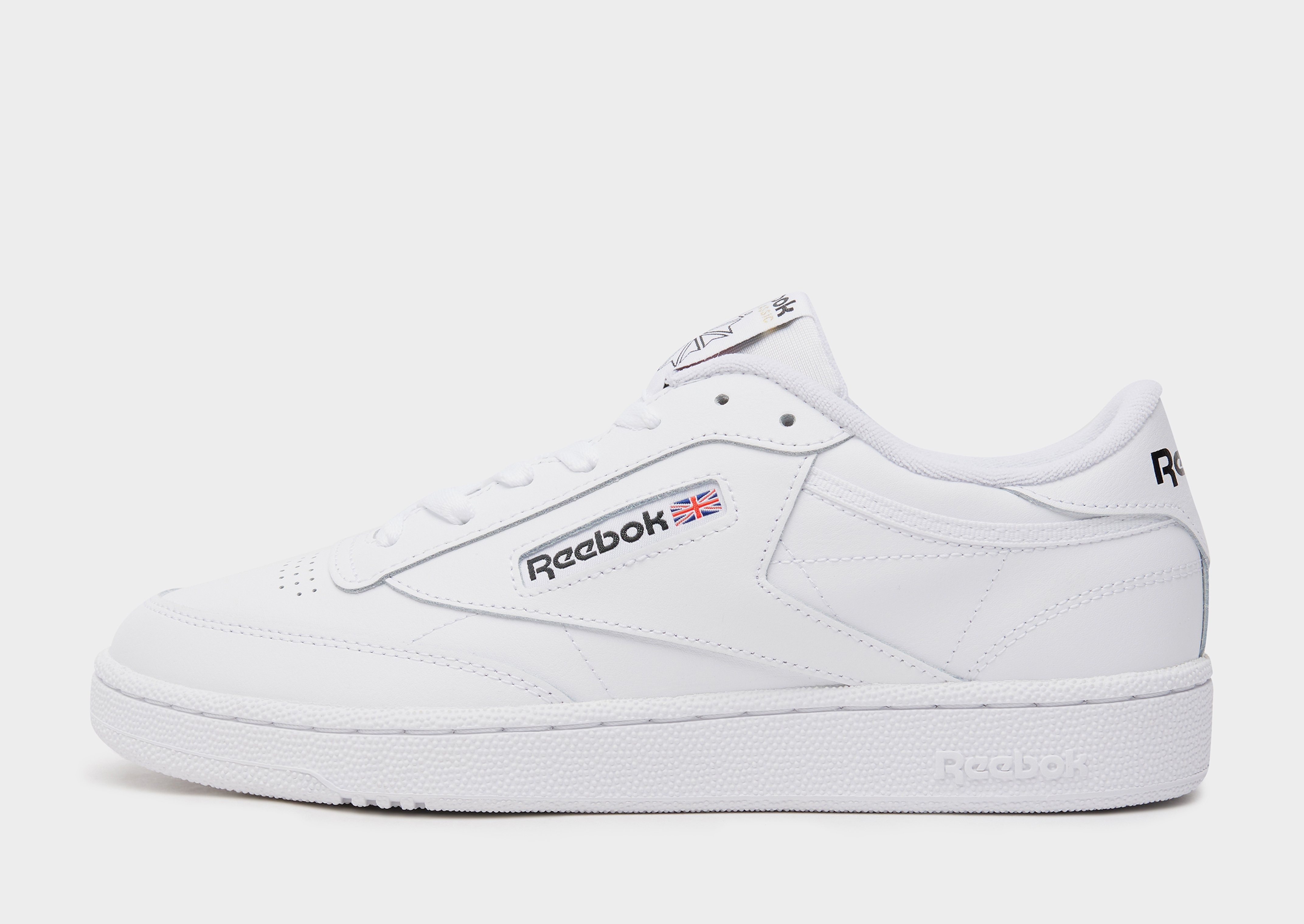 White Reebok Club C 85 - JD Sports