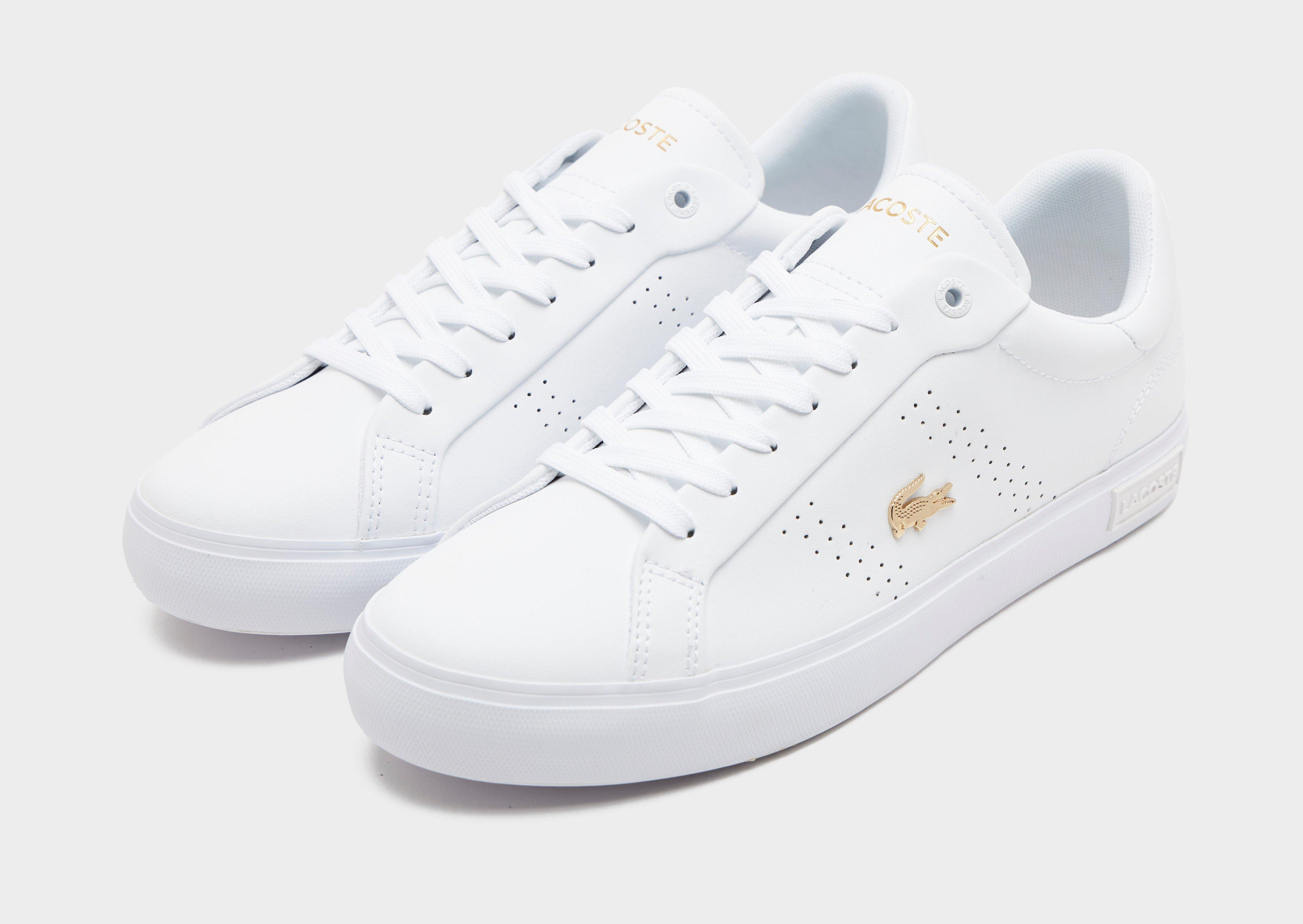 White Lacoste Powercourt 124 Women s JD Sports NZ