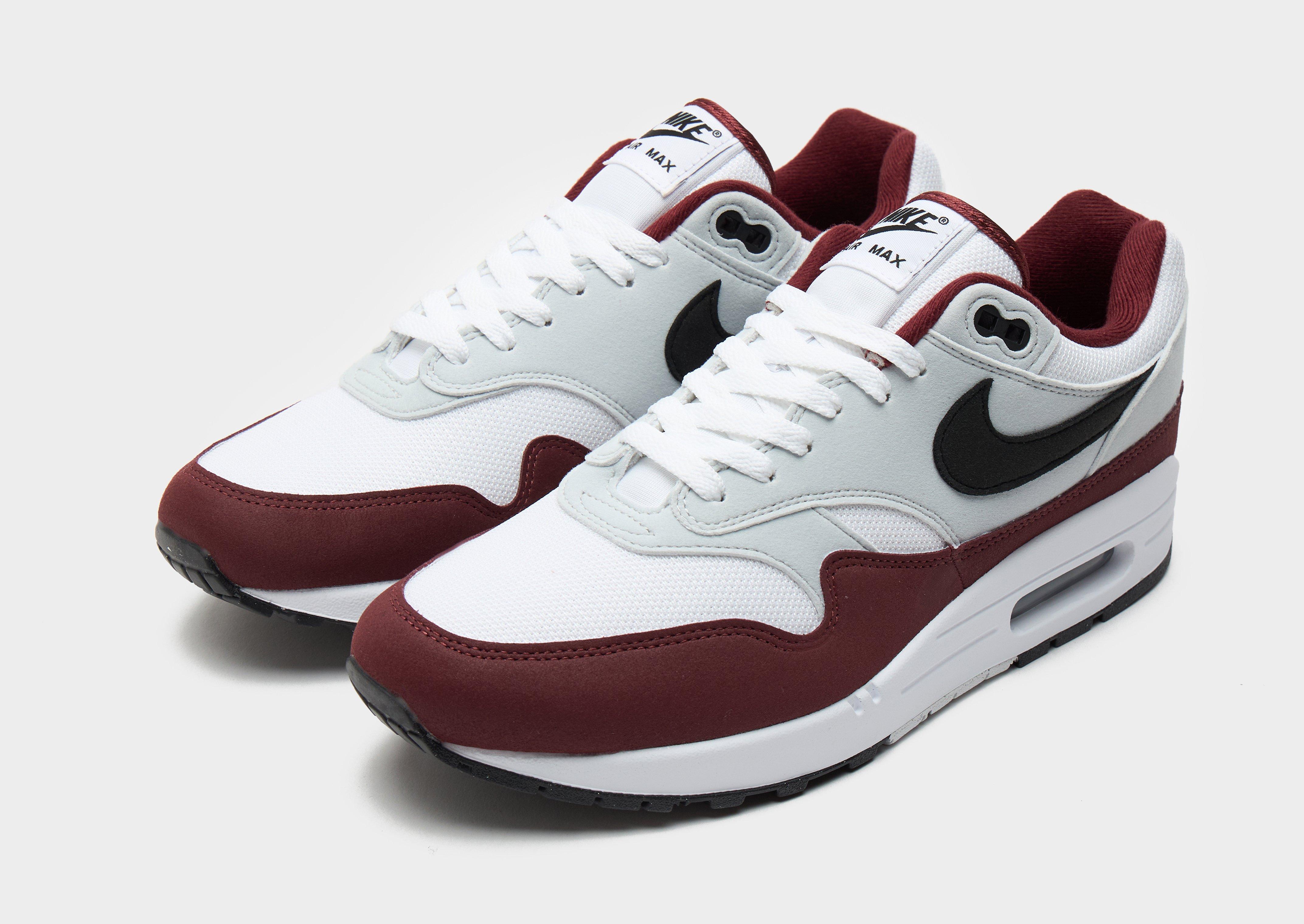 Air max best sale 1 red white