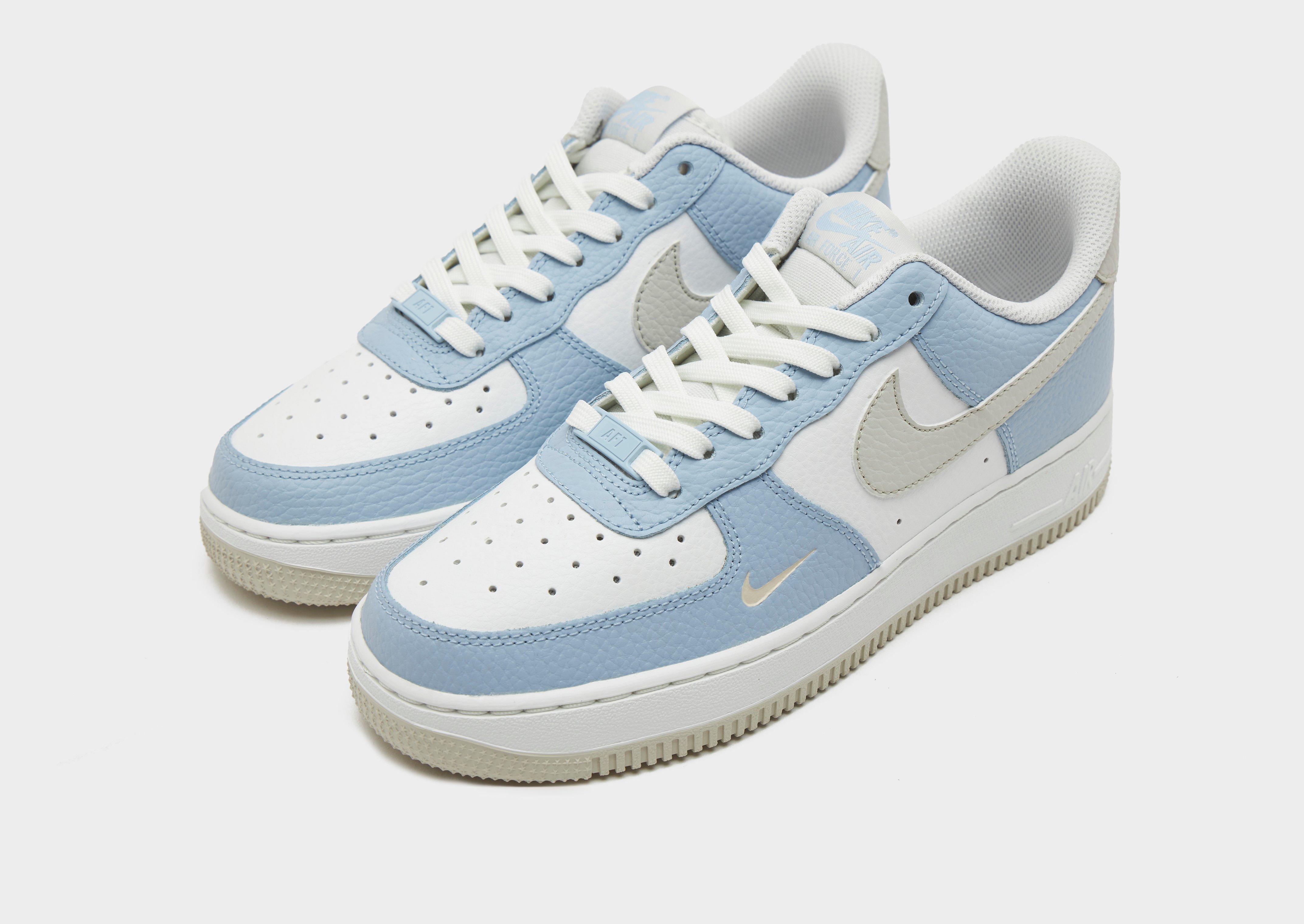 Baby blue suede air force clearance 1