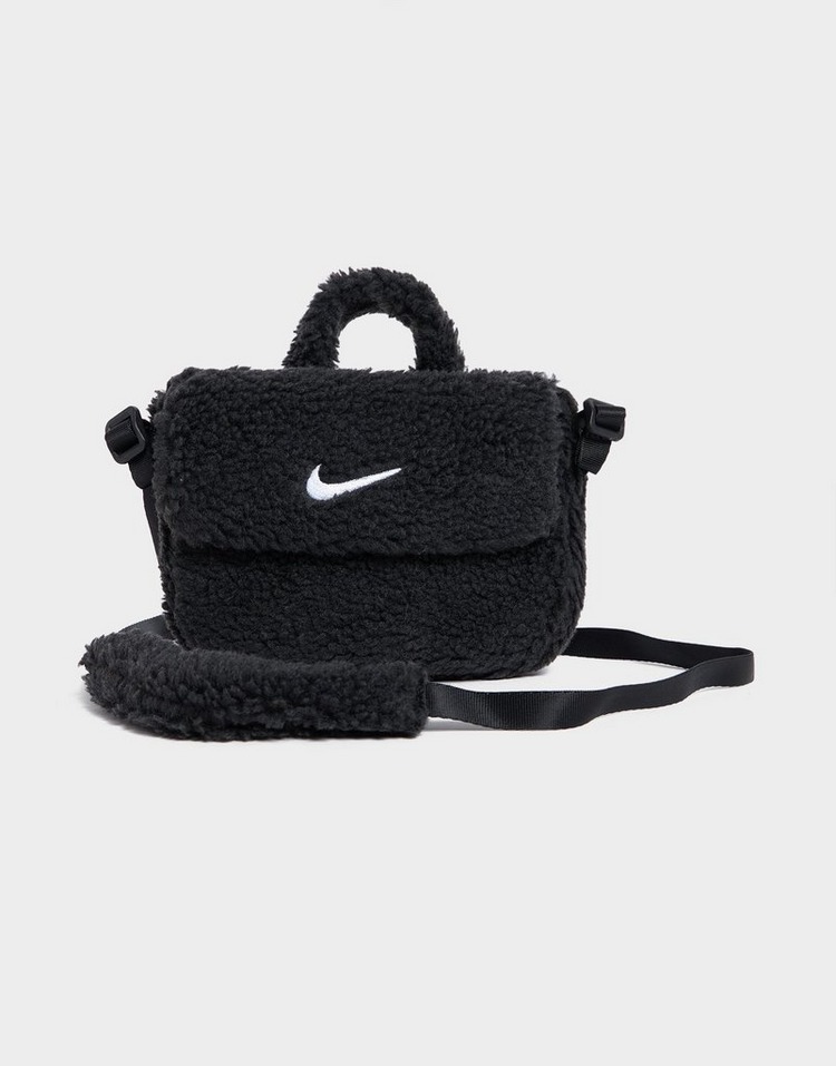 Black Nike Faux Fur Crossbody Bag Kids - JD Sports