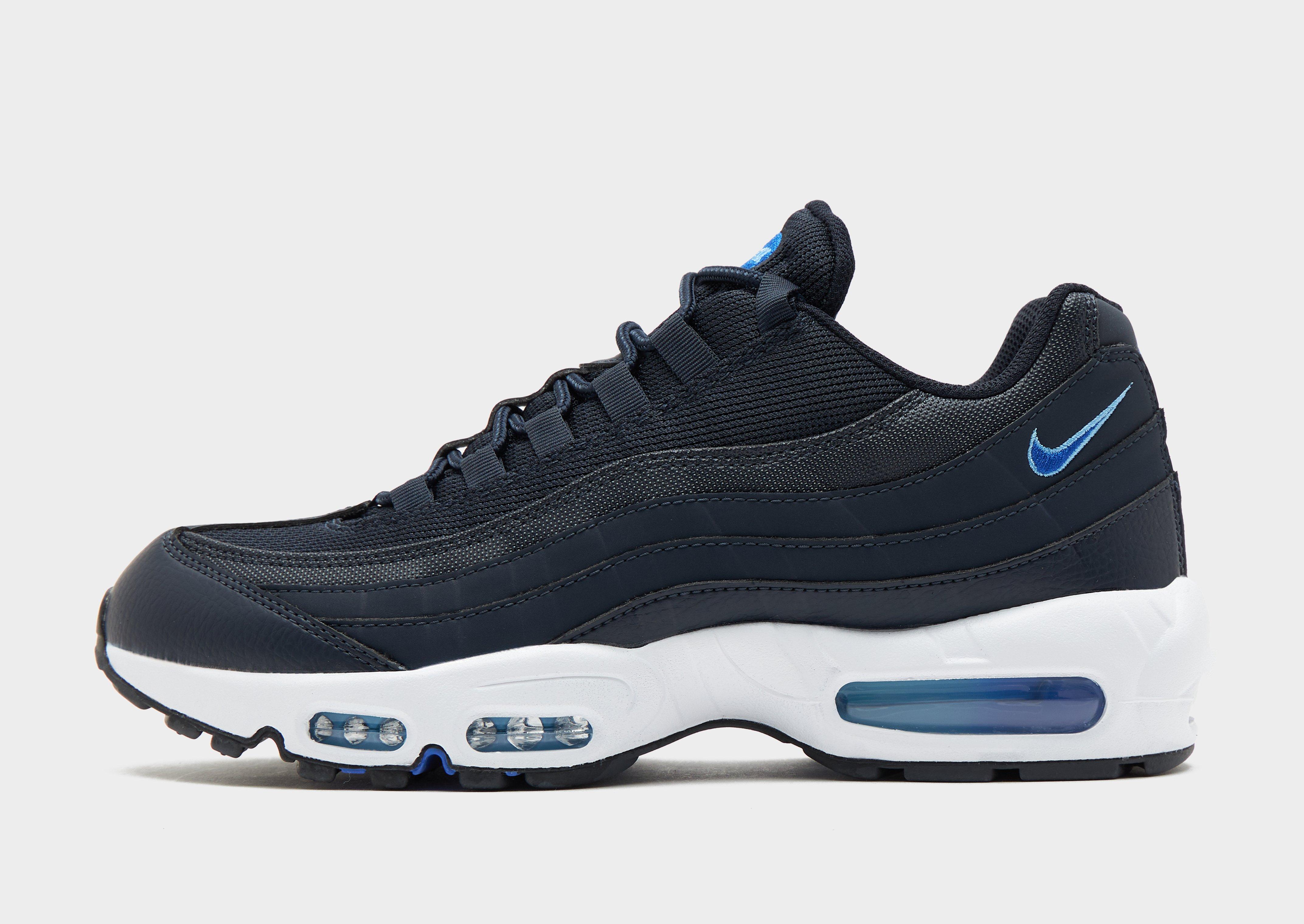 Air max 95 blue best sale and red