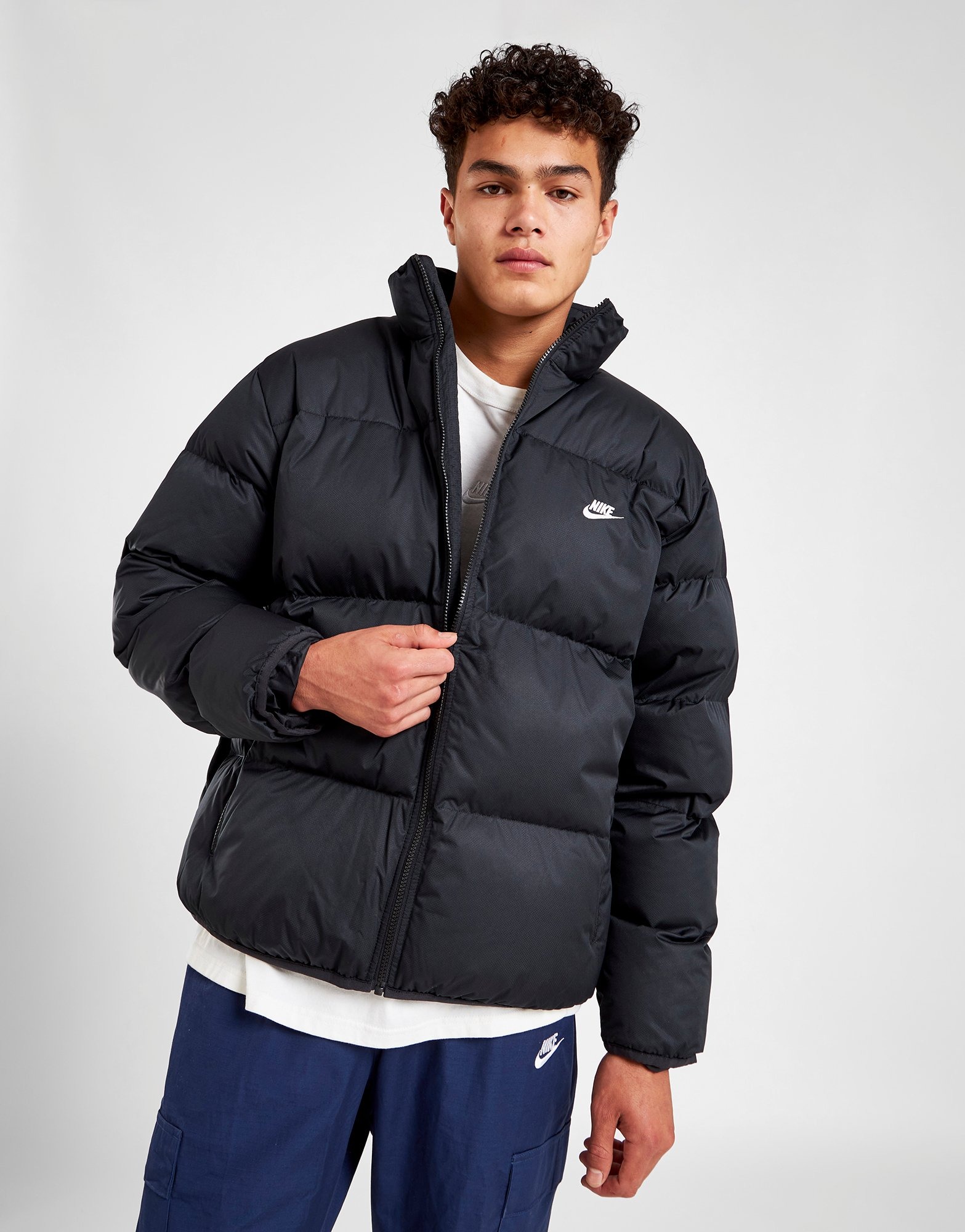 Black Nike Club Puffer Jacket - JD Sports