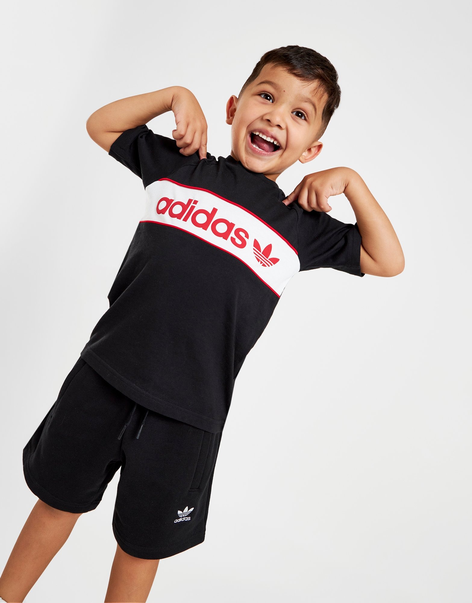 adidas Originals Revike T-Shirt/Shorts Set Children's - JD Sports