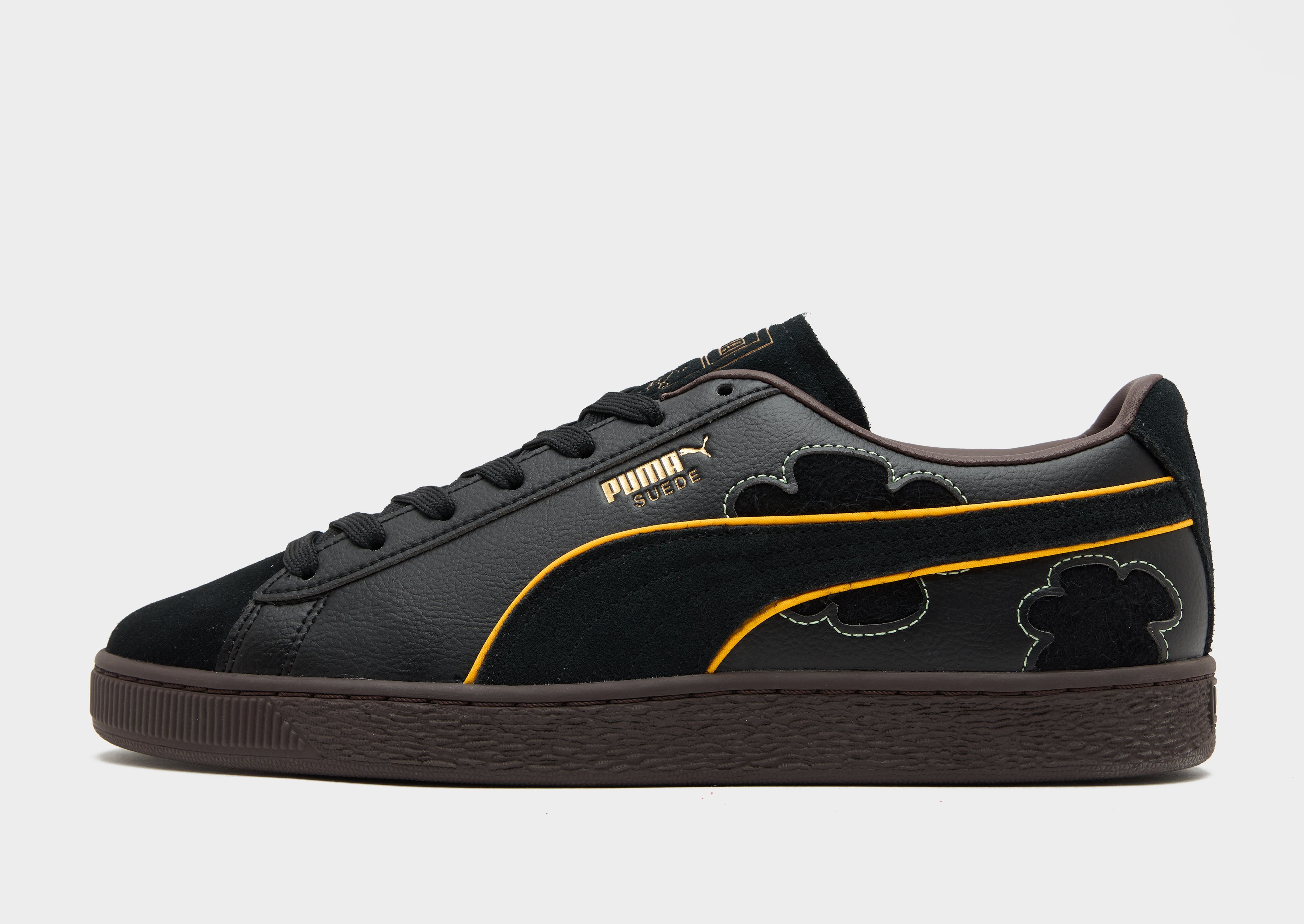 Black PUMA Suede x One Piece Blackbeard JD Sports