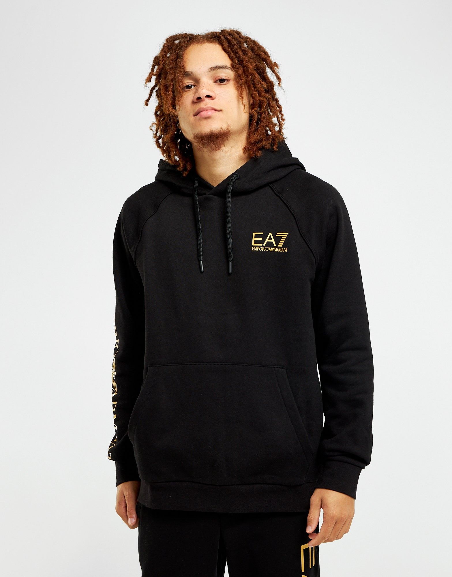 Black EA7 Hoodie - JD Sports