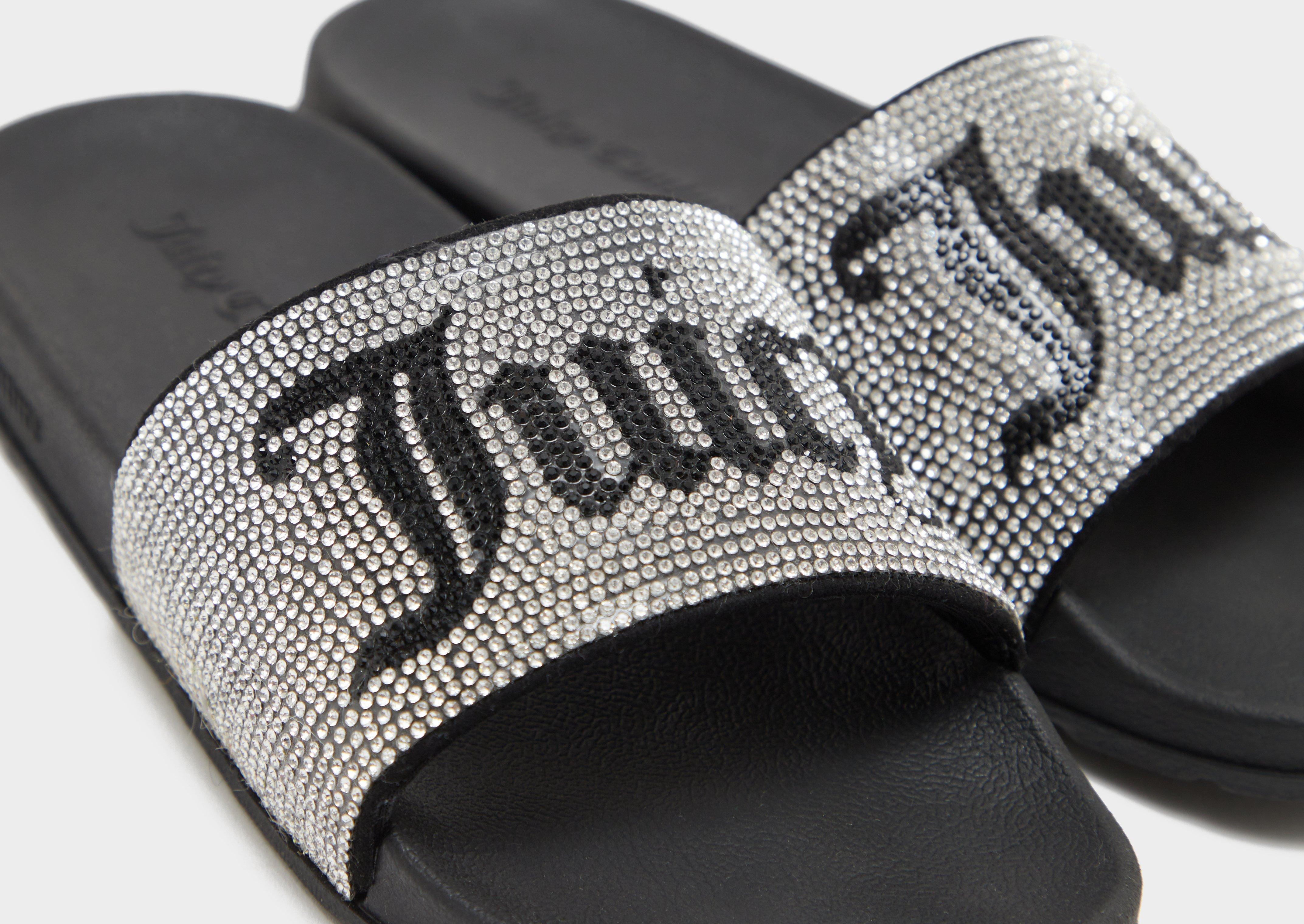 JUICY COUTURE Diamante Slides Women's