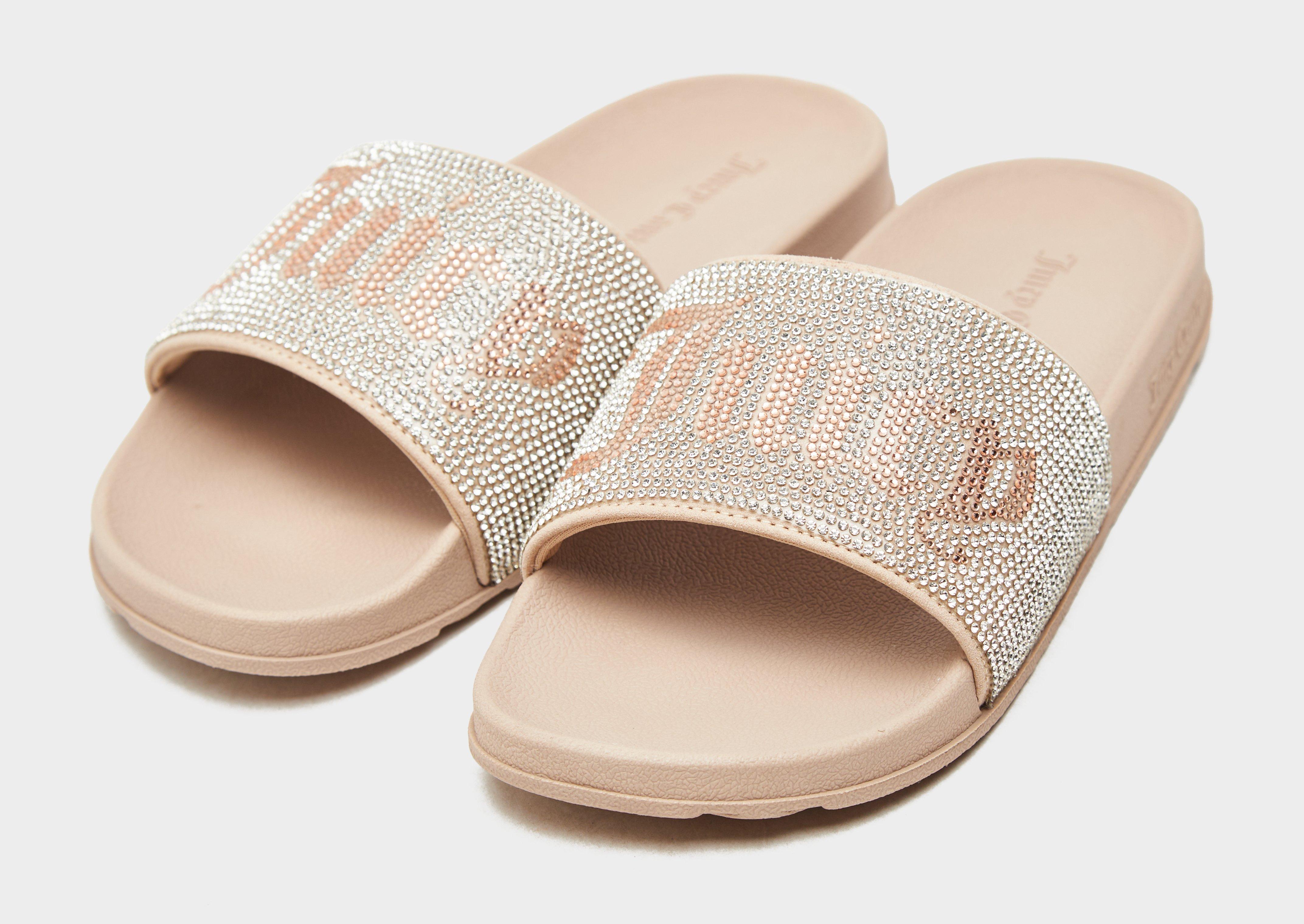 JUICY COUTURE Diamante Slides JD Sports