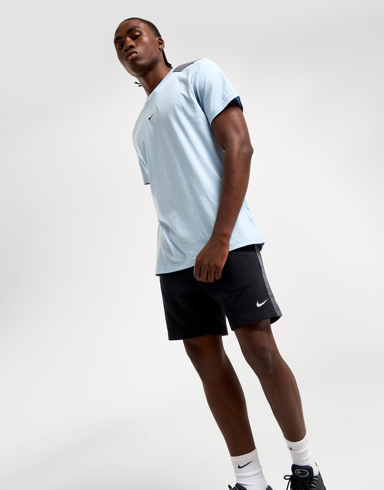 Blue Nike Swoosh Shorts - JD Sports NZ