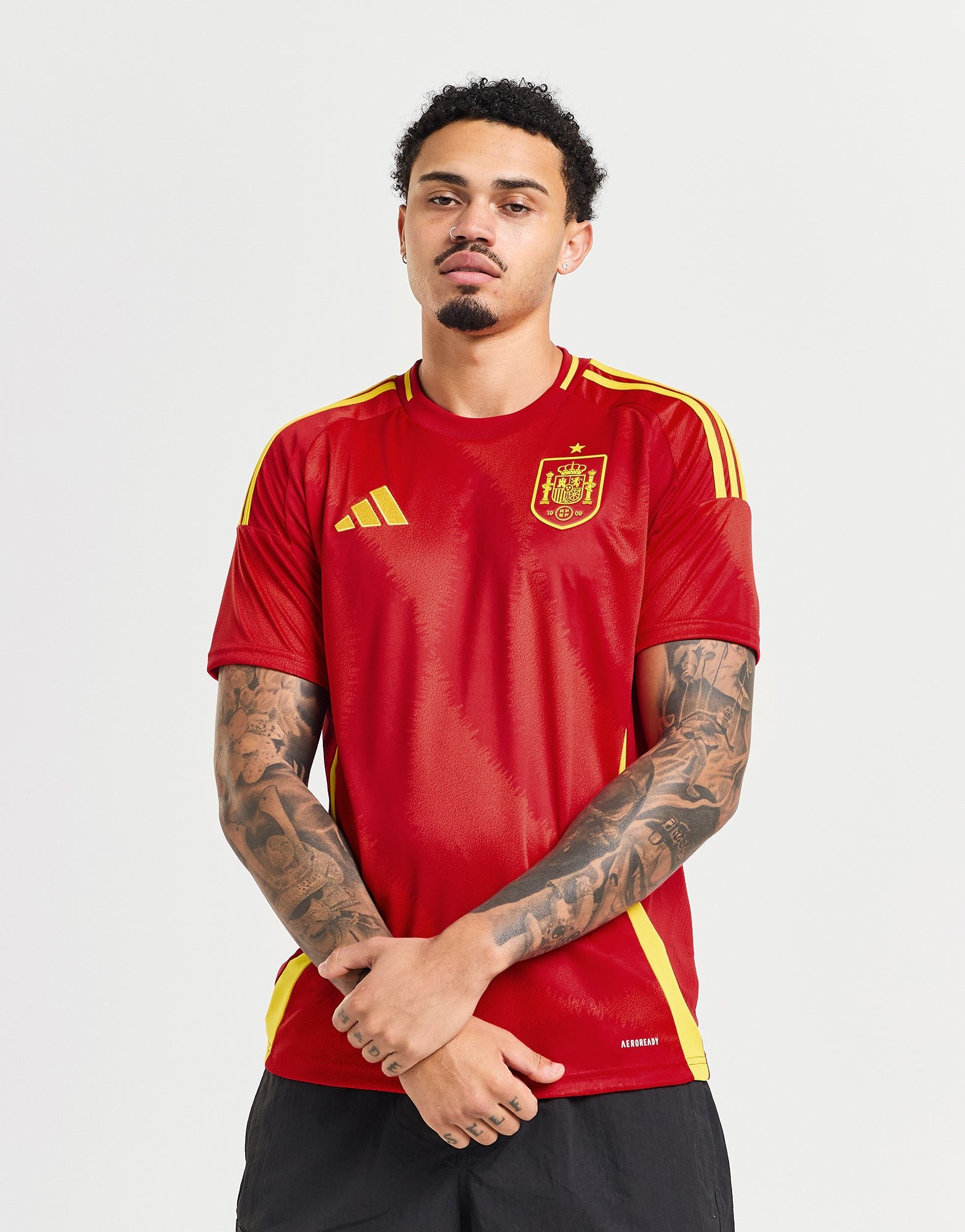 Red adidas Spain Home 2024 Jersey - JD Sports NZ