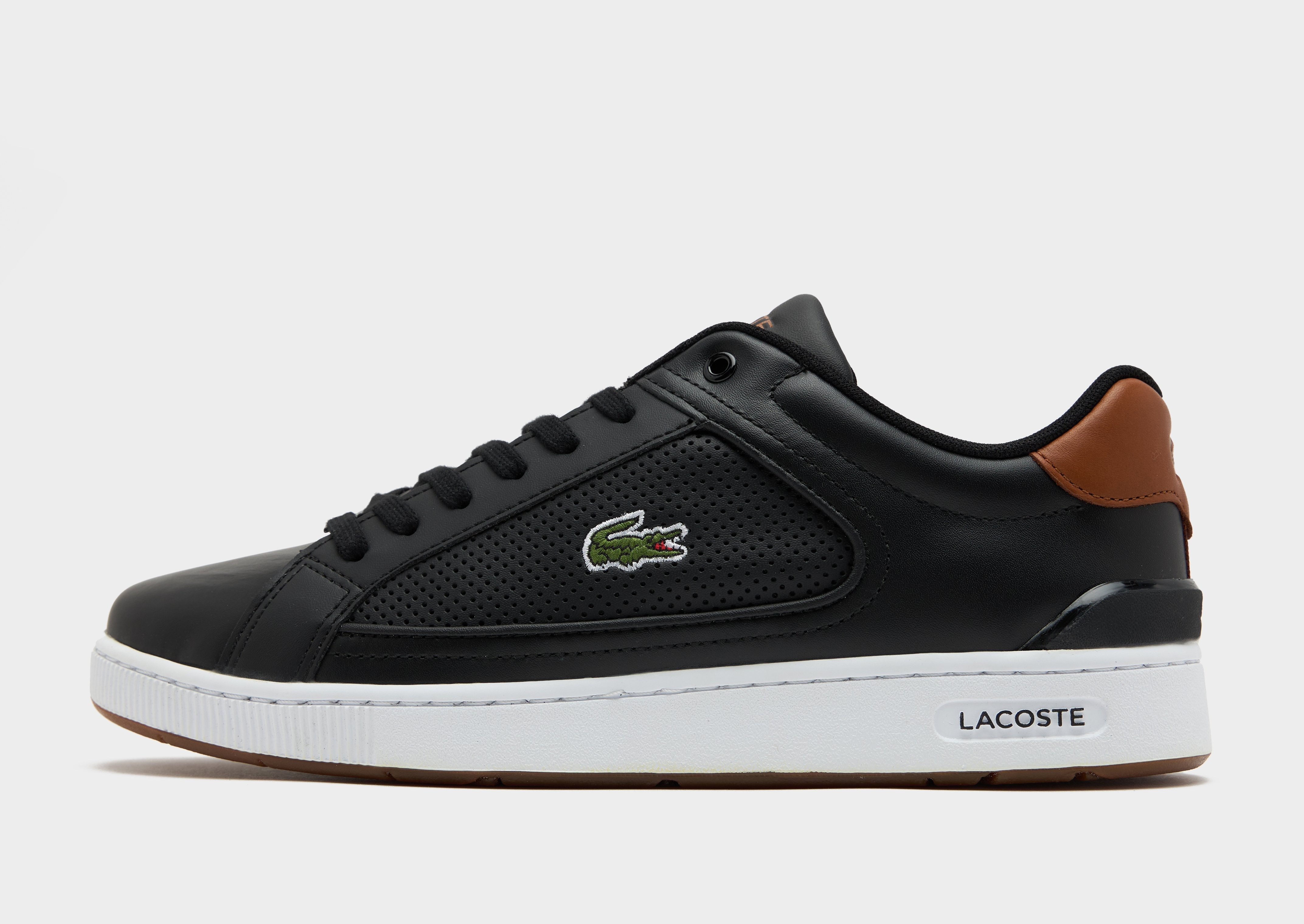 Lacoste black shoes best sale