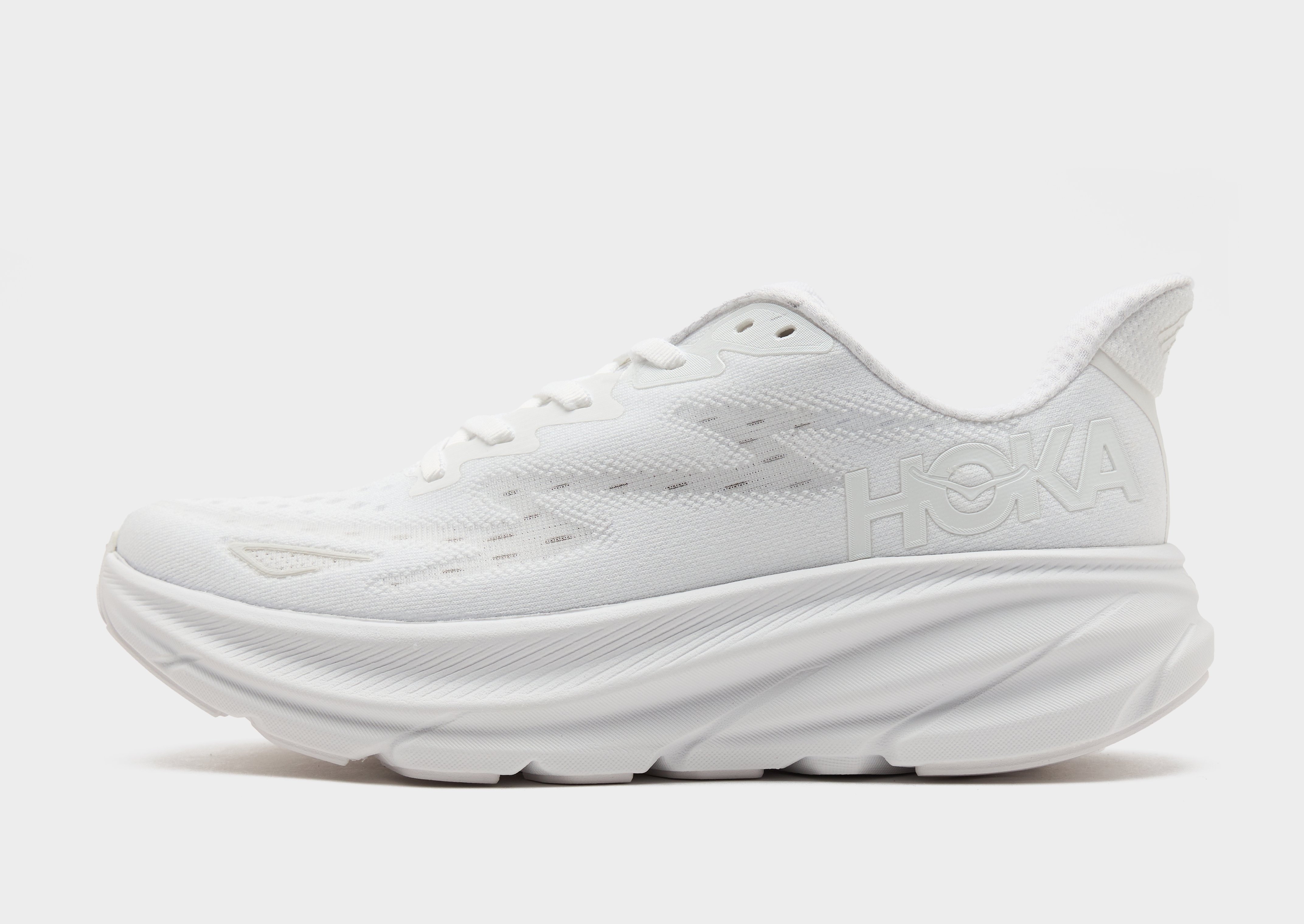 White Hoka Clifton 9 Women's - JD Sports NZ