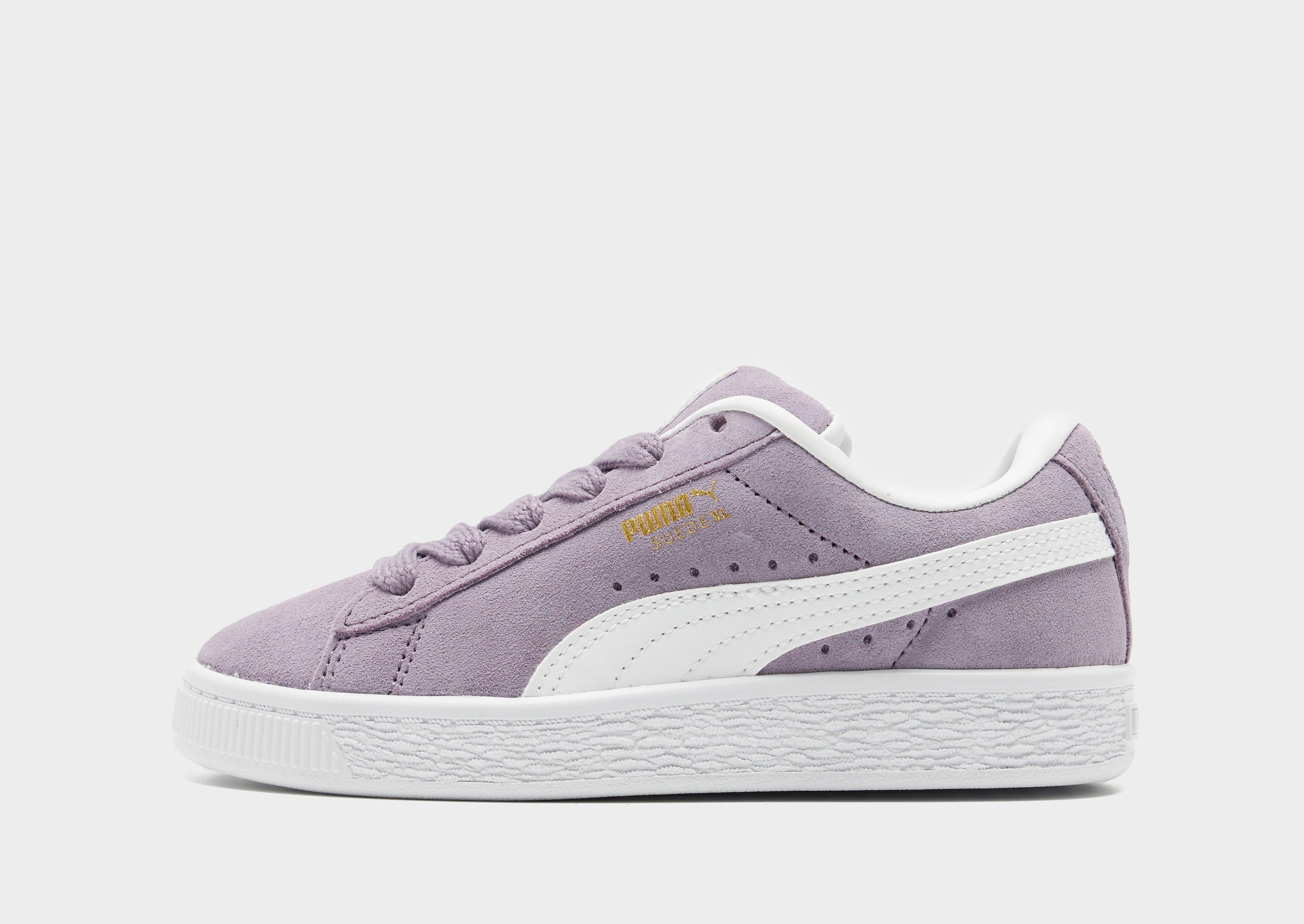 Purple PUMA Suede XL Children s JD Sports