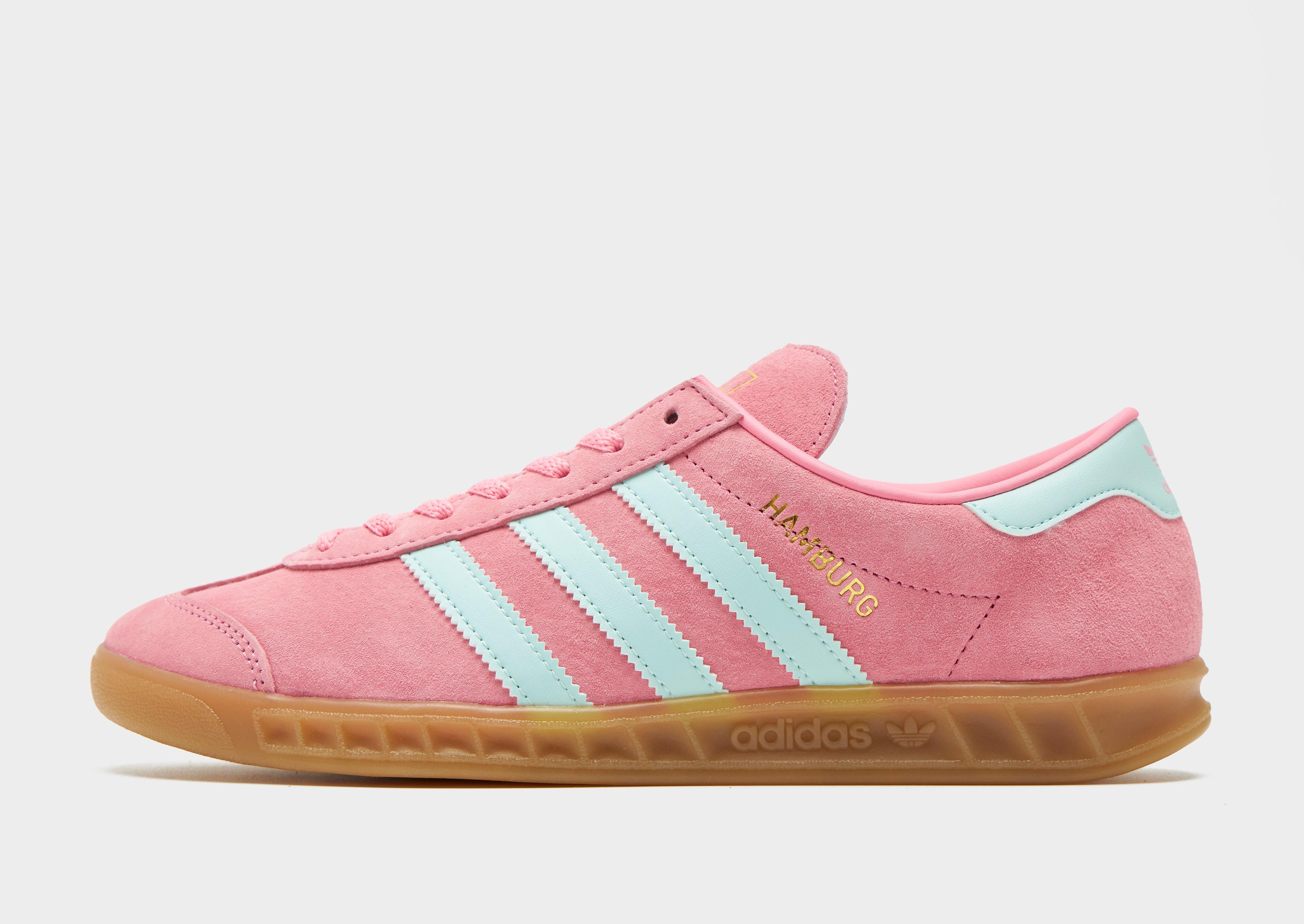 Powder pink adidas shop