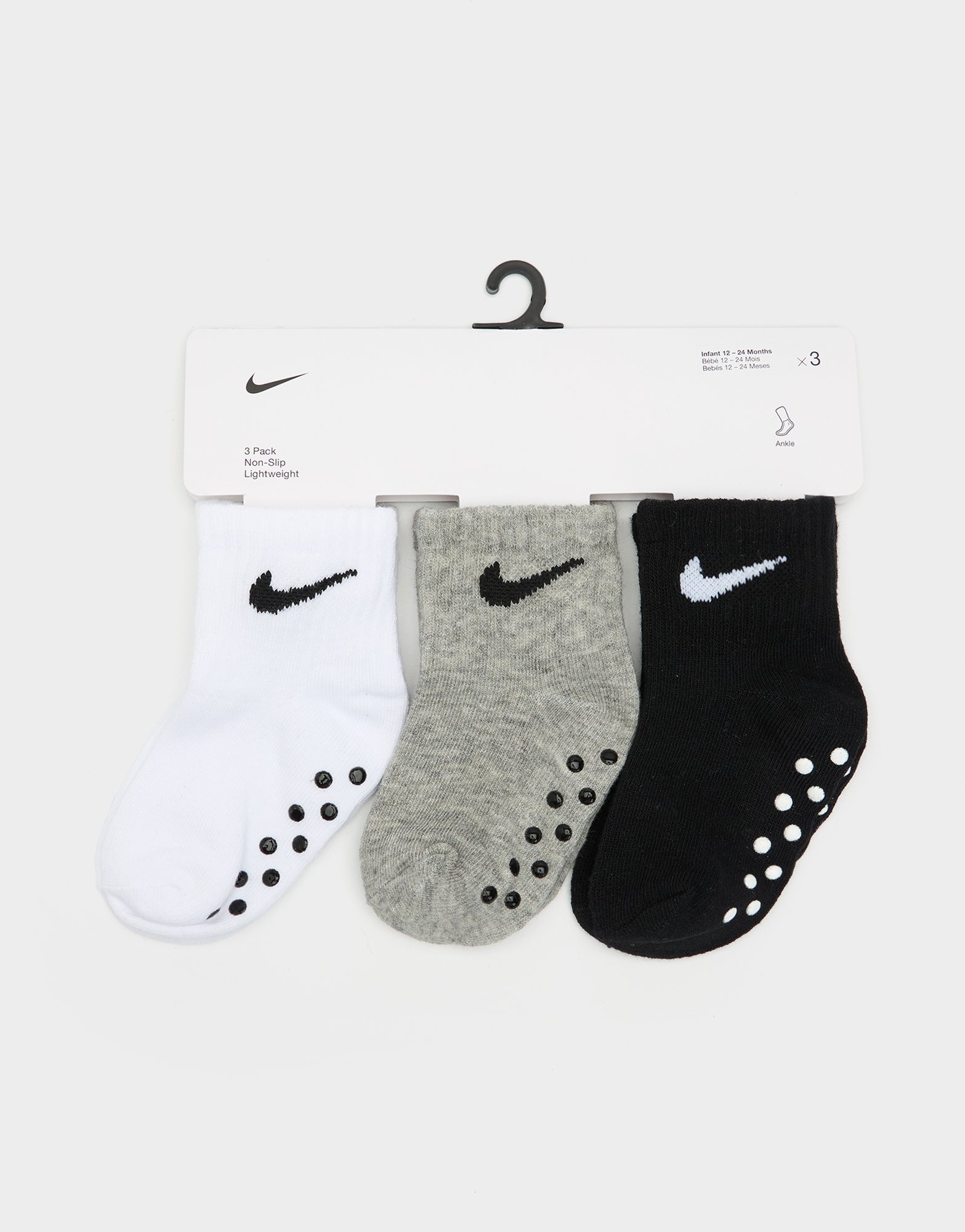 White Nike Gripper Socks Pack JD Sports Australia