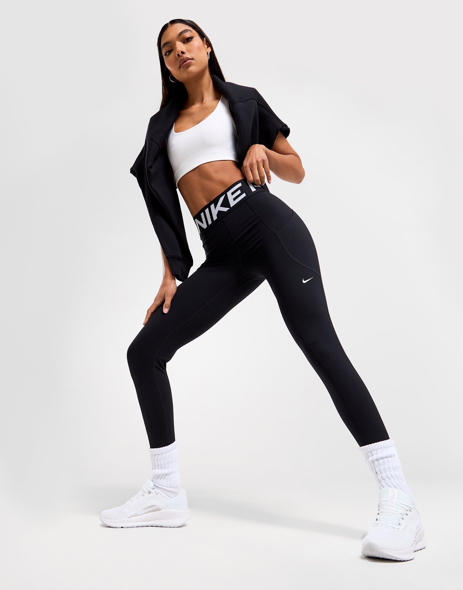 Black Nike Pro Sculpt High Waisted 7 8 Leggings JD Sports