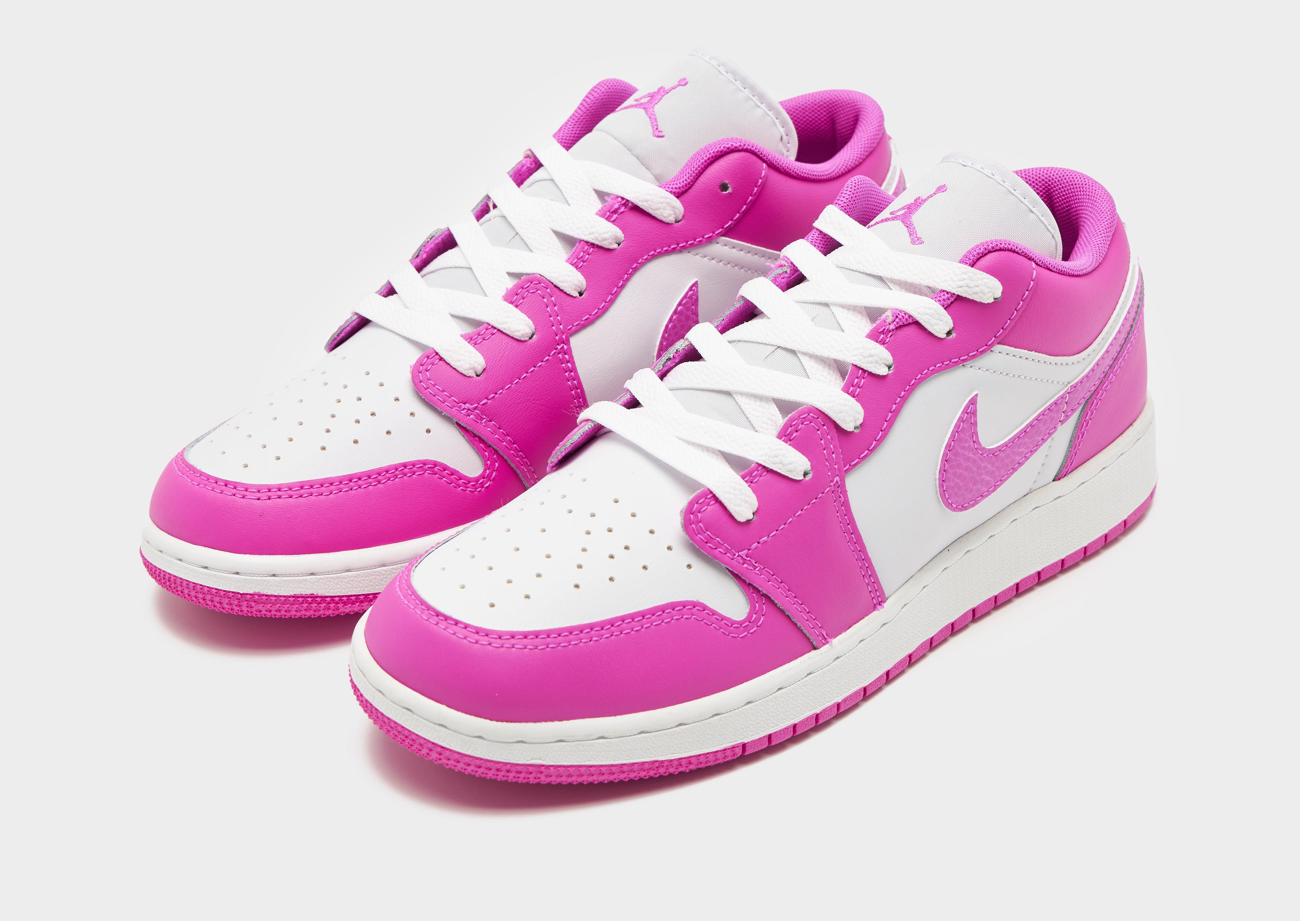 Pink Jordan Air 1 Low Junior s JD Sports NZ