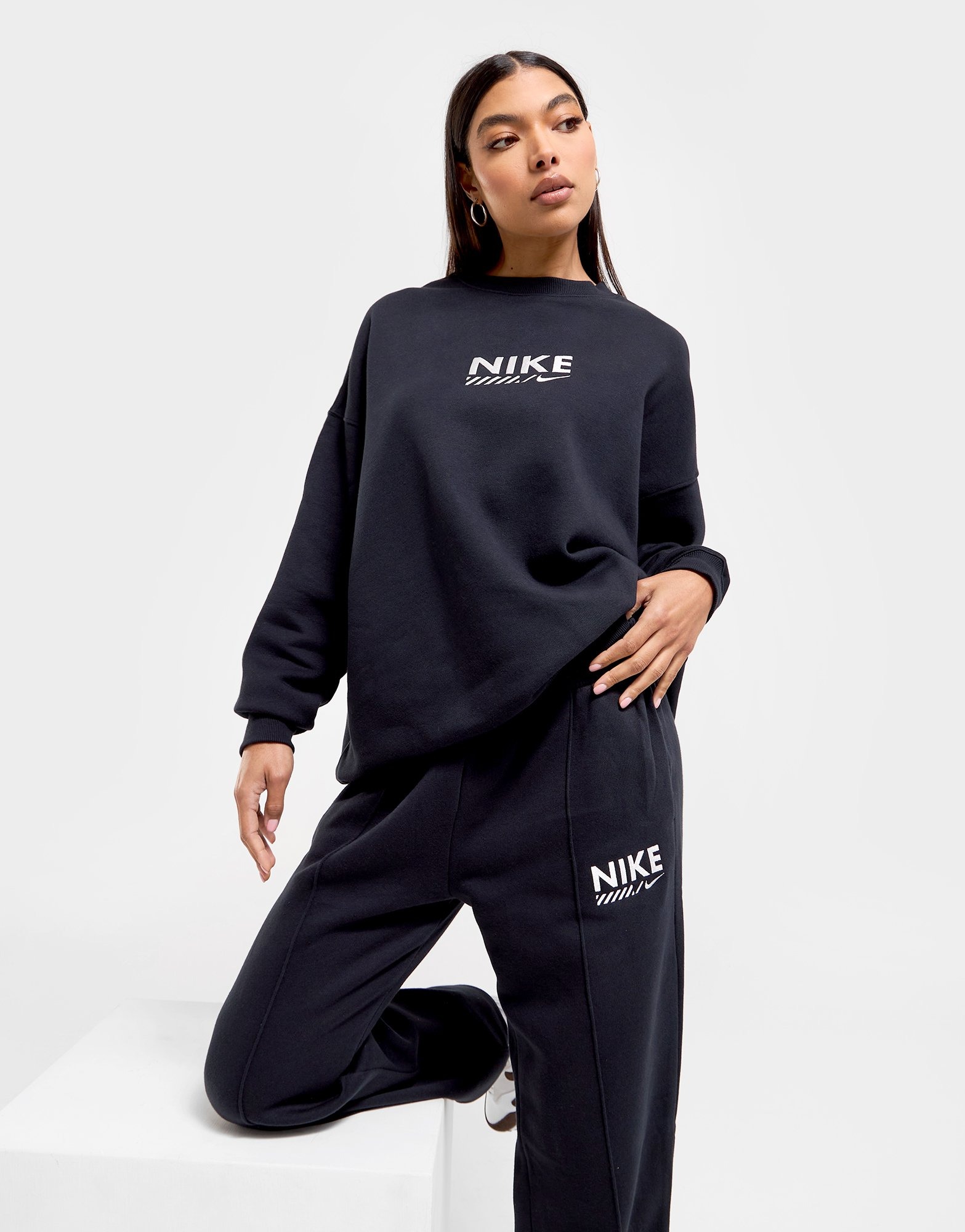 Black Nike Oversized Sweatshirt - JD Sports NZ