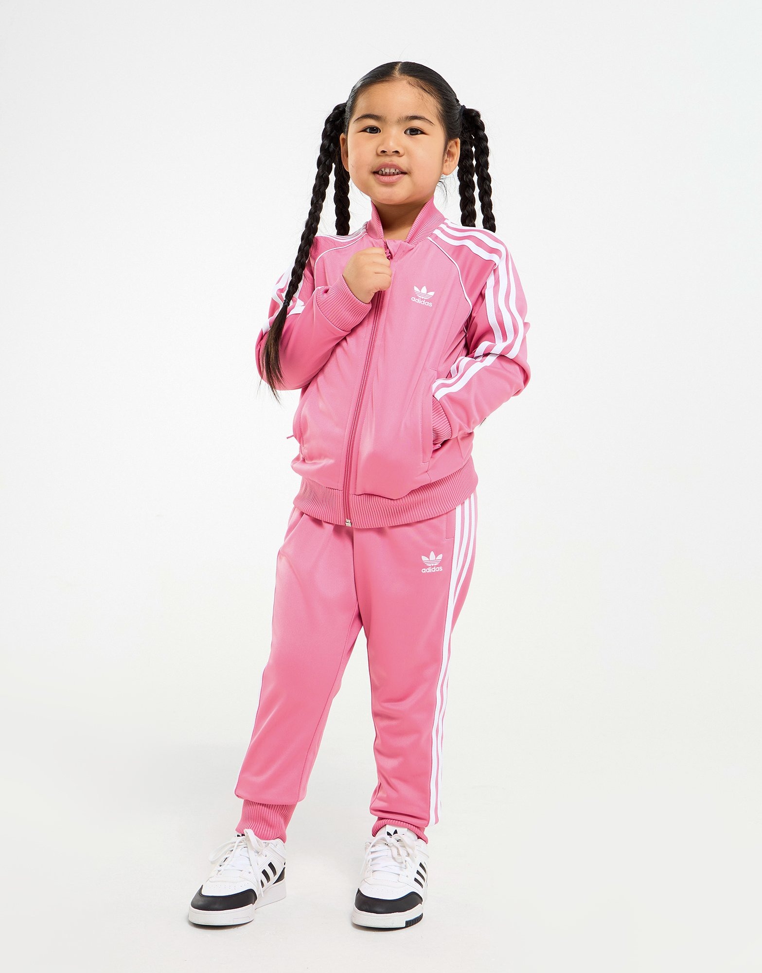 Pink adidas Originals Tracksuit Set Children s JD Sports NZ