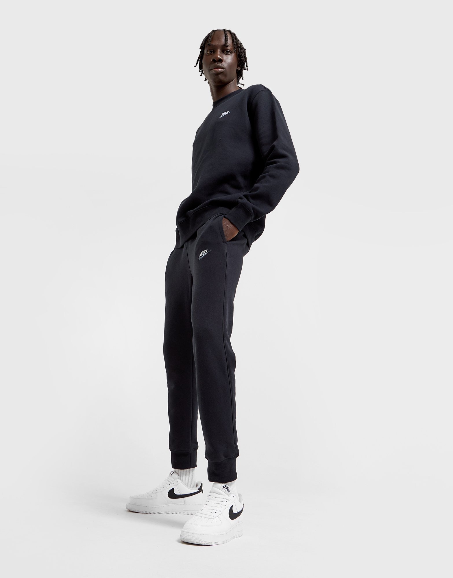 jd sports nike black trainers
