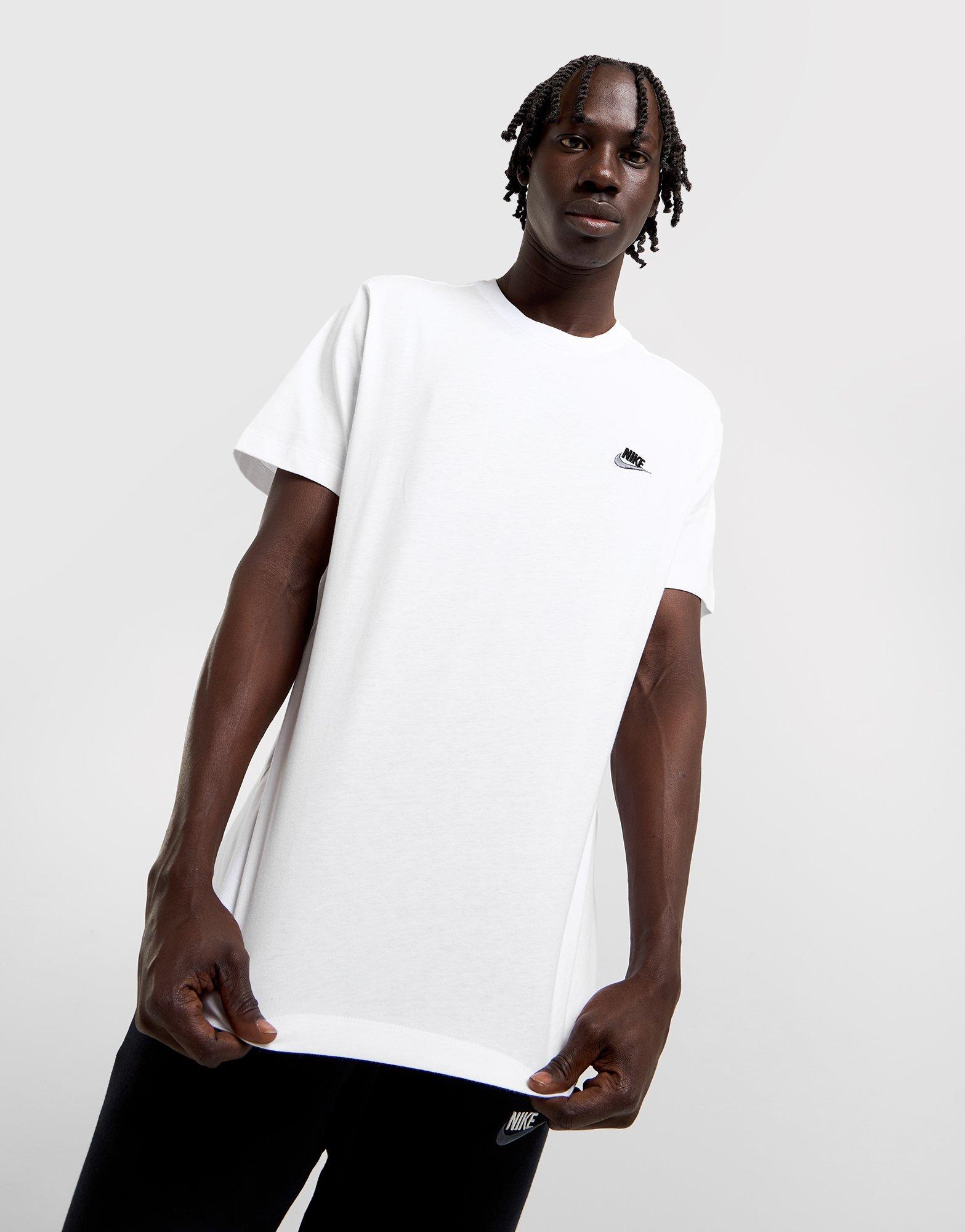 White Nike Club T-Shirt - JD Sports