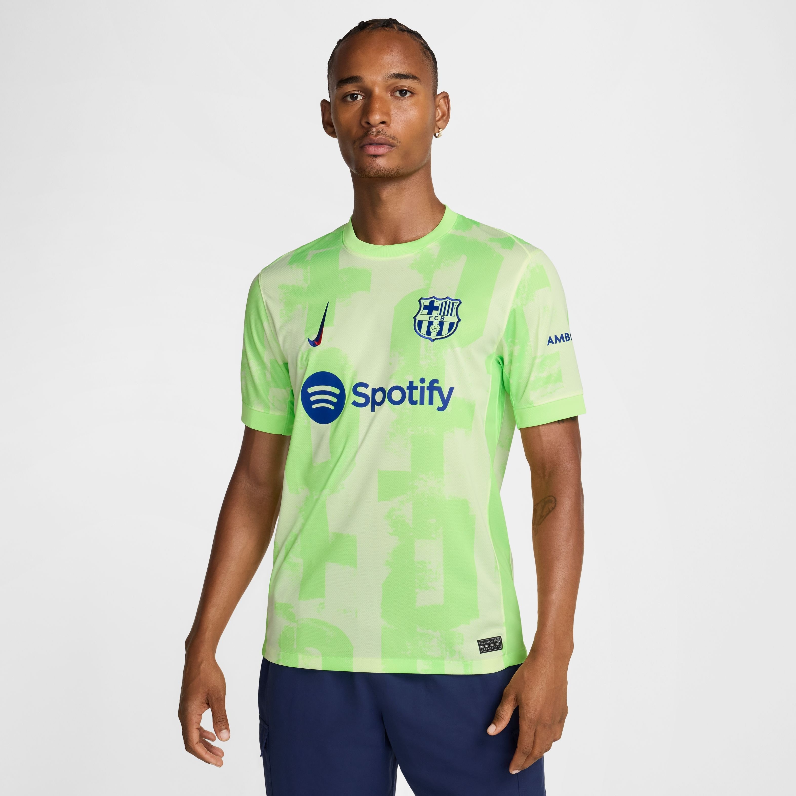 Yellow Nike F.C. Barcelona Third Shirt 2024 25 JD Sports NZ