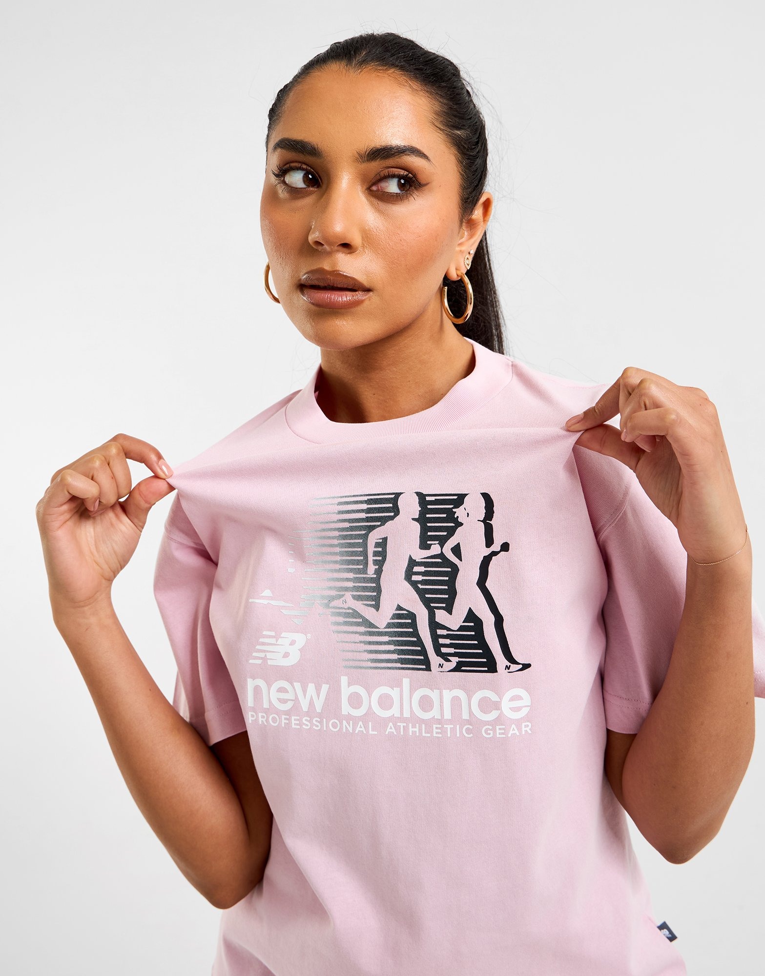 New balance pink shirt online