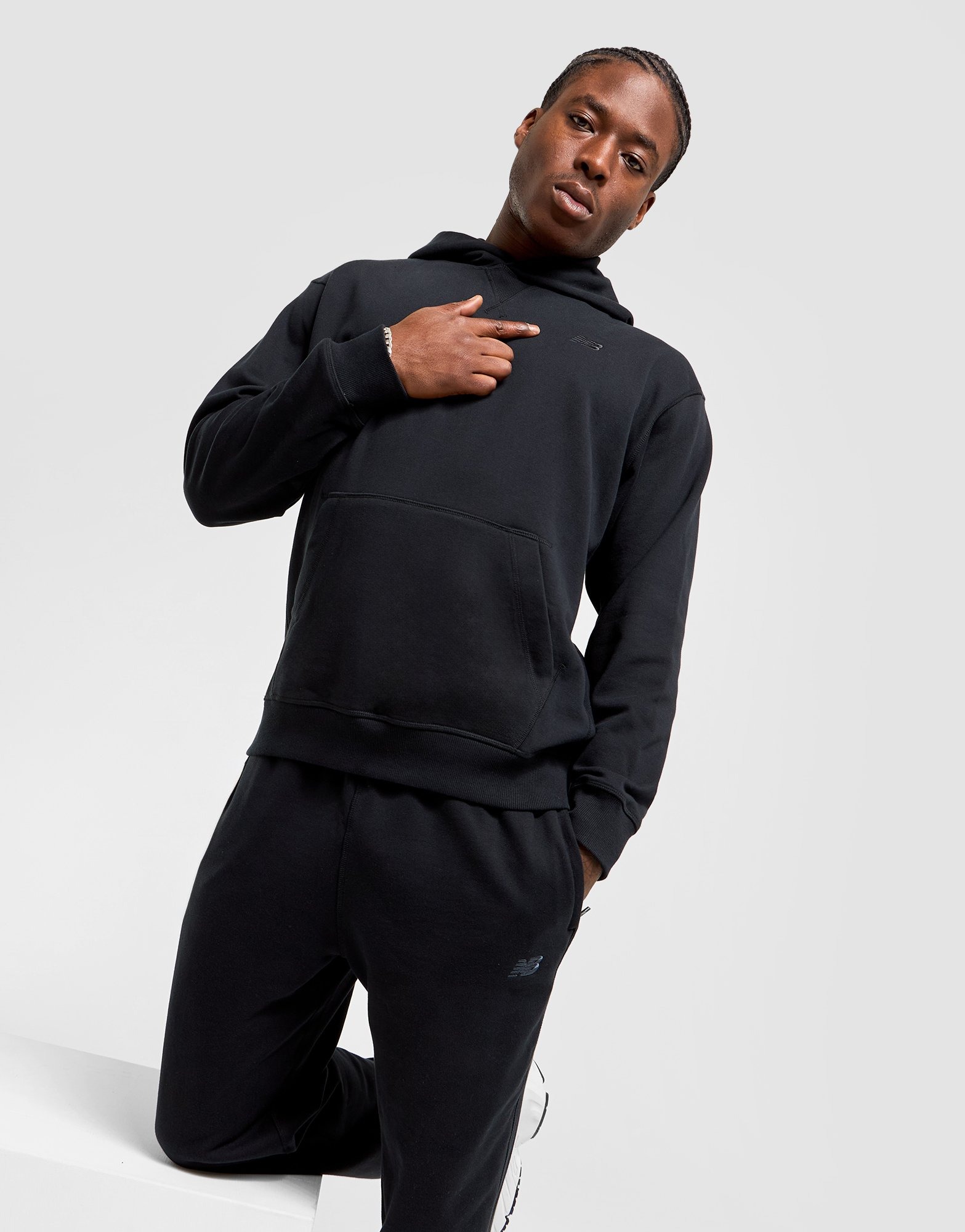 Black New Balance Core Hoodie - JD Sports