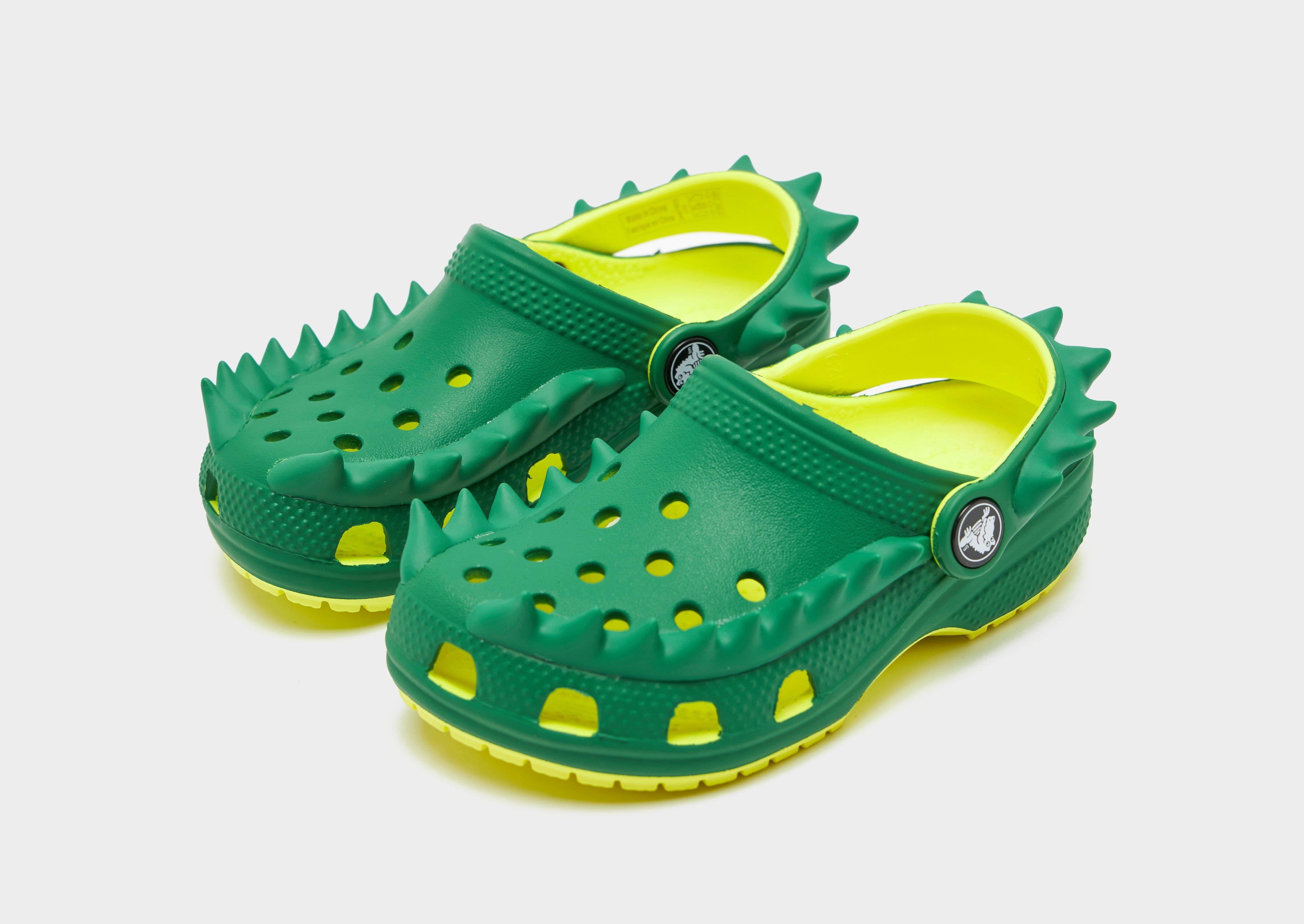 Green Crocs Classic Spikes Clog Infant s JD Sports