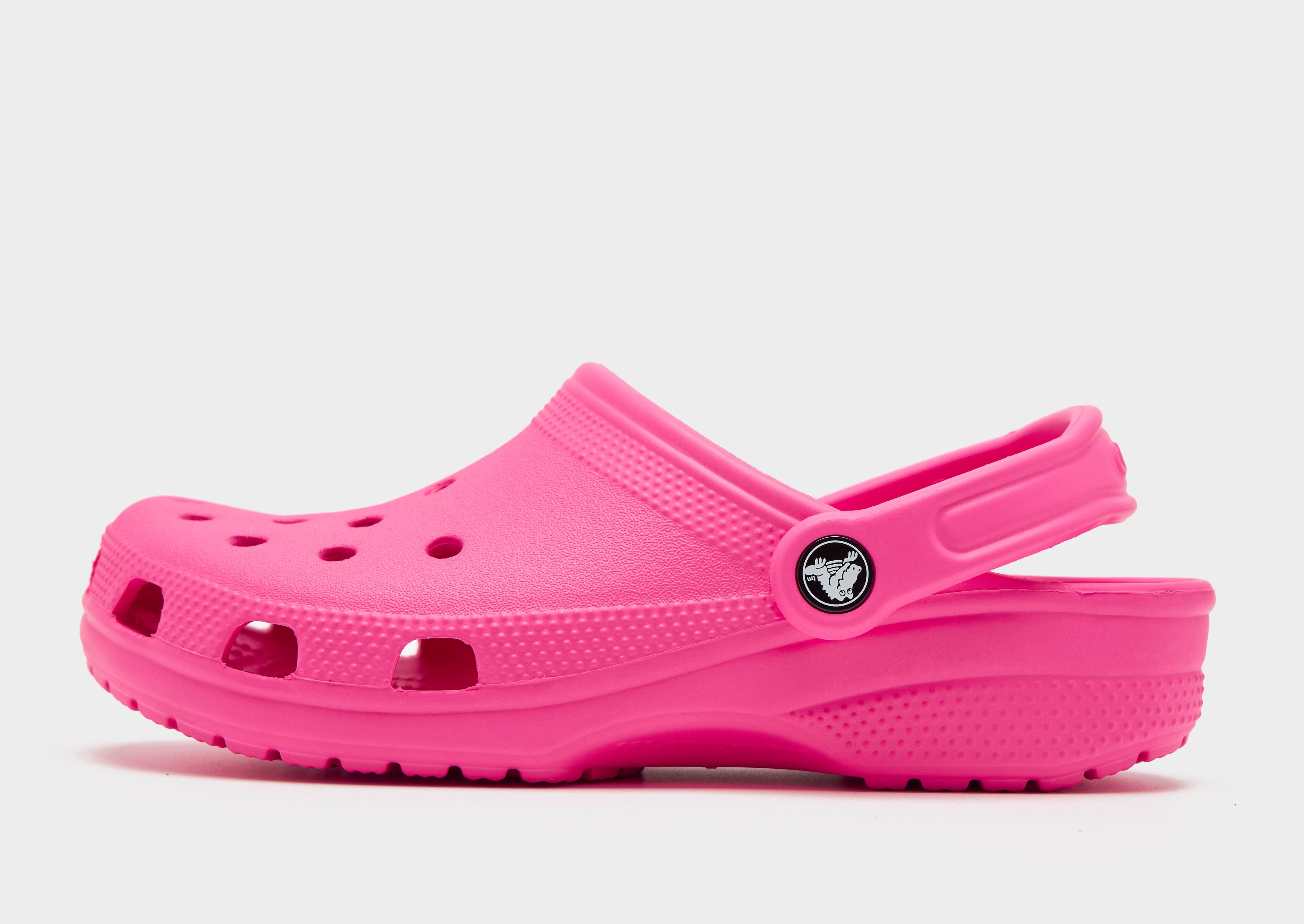 pink crocs
