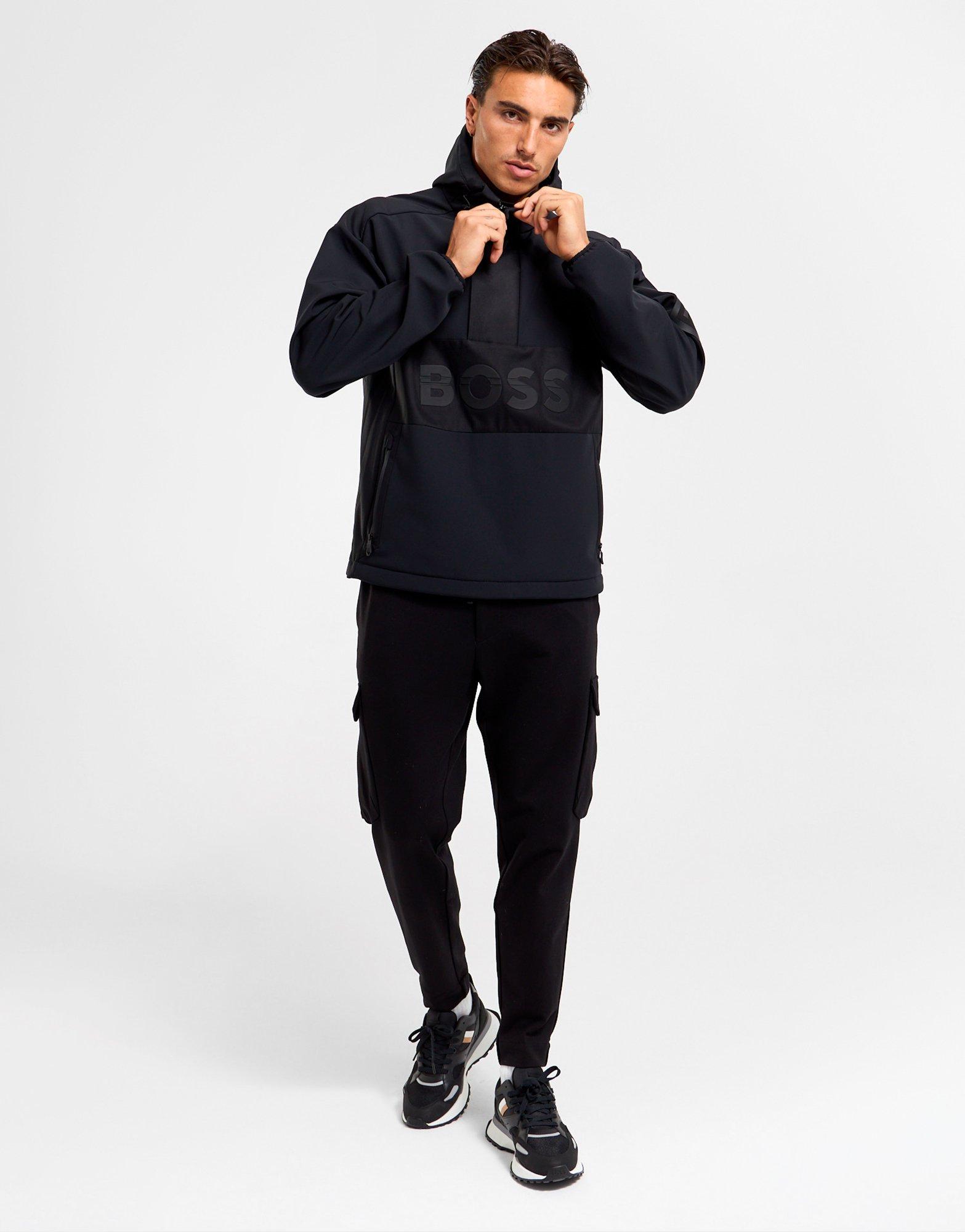 BOSS Woven Half Zip Jacket