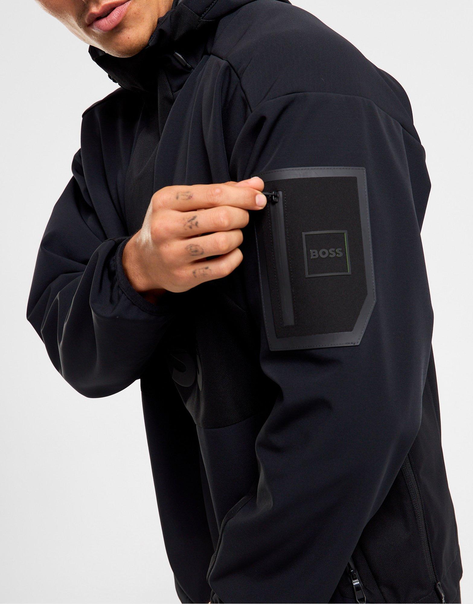 BOSS Woven Half Zip Jacket