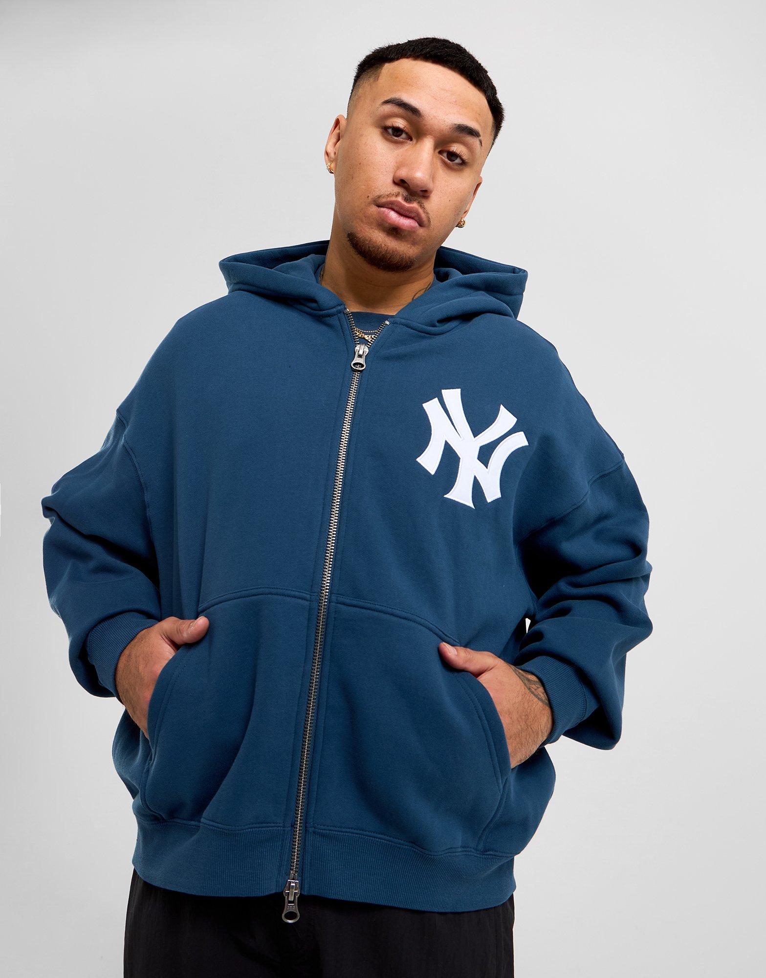 Blue Majestic NY Yankees Hoodie JD Sports