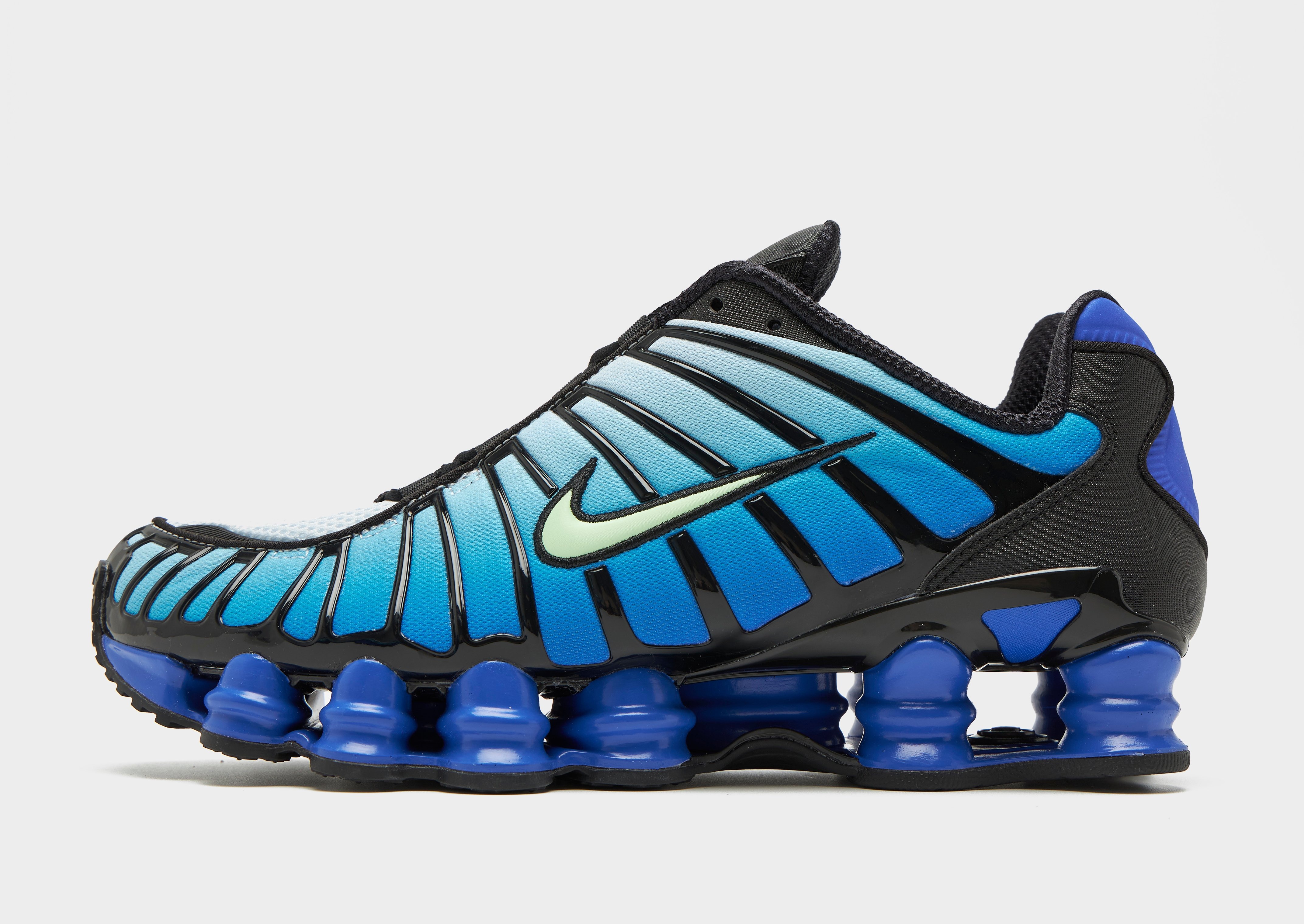 Navy blue nike shox online