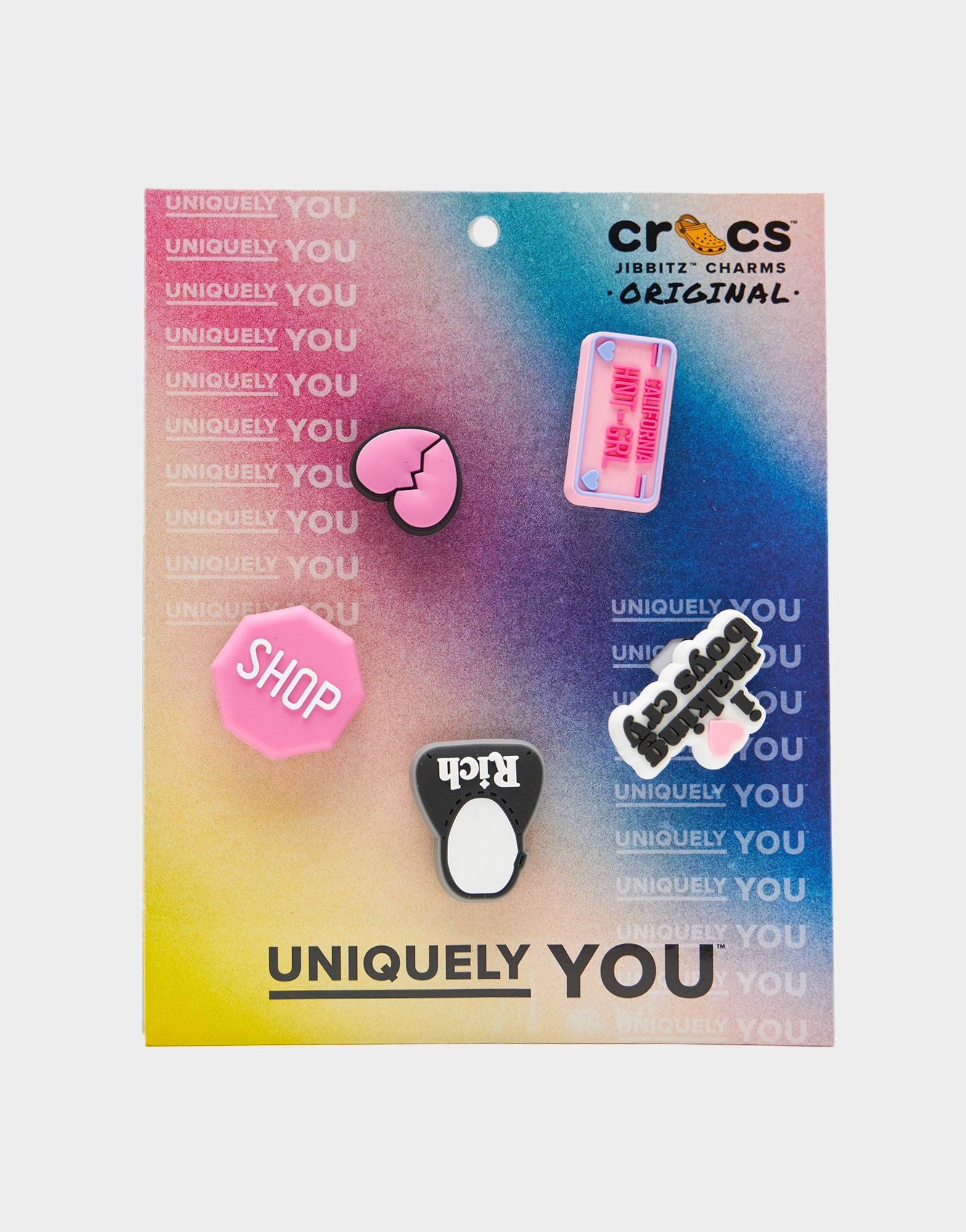 Crocs Jibbitz Charms 'Boys Drool' 5 Pack JD Sports