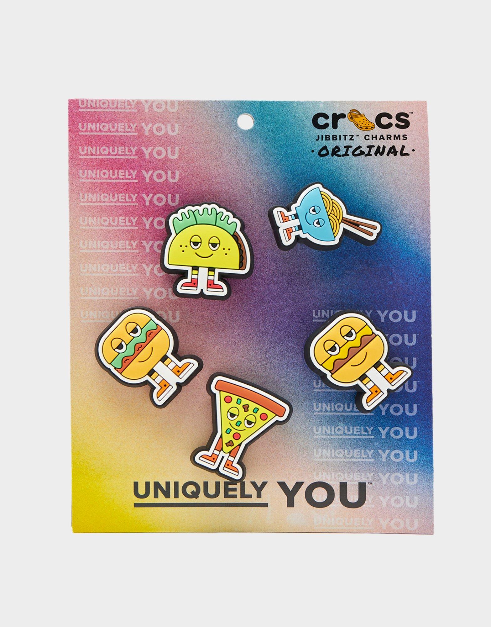 Multi Crocs Jibbitz Charms 'Chill Foods' 5 Pack JD Sports