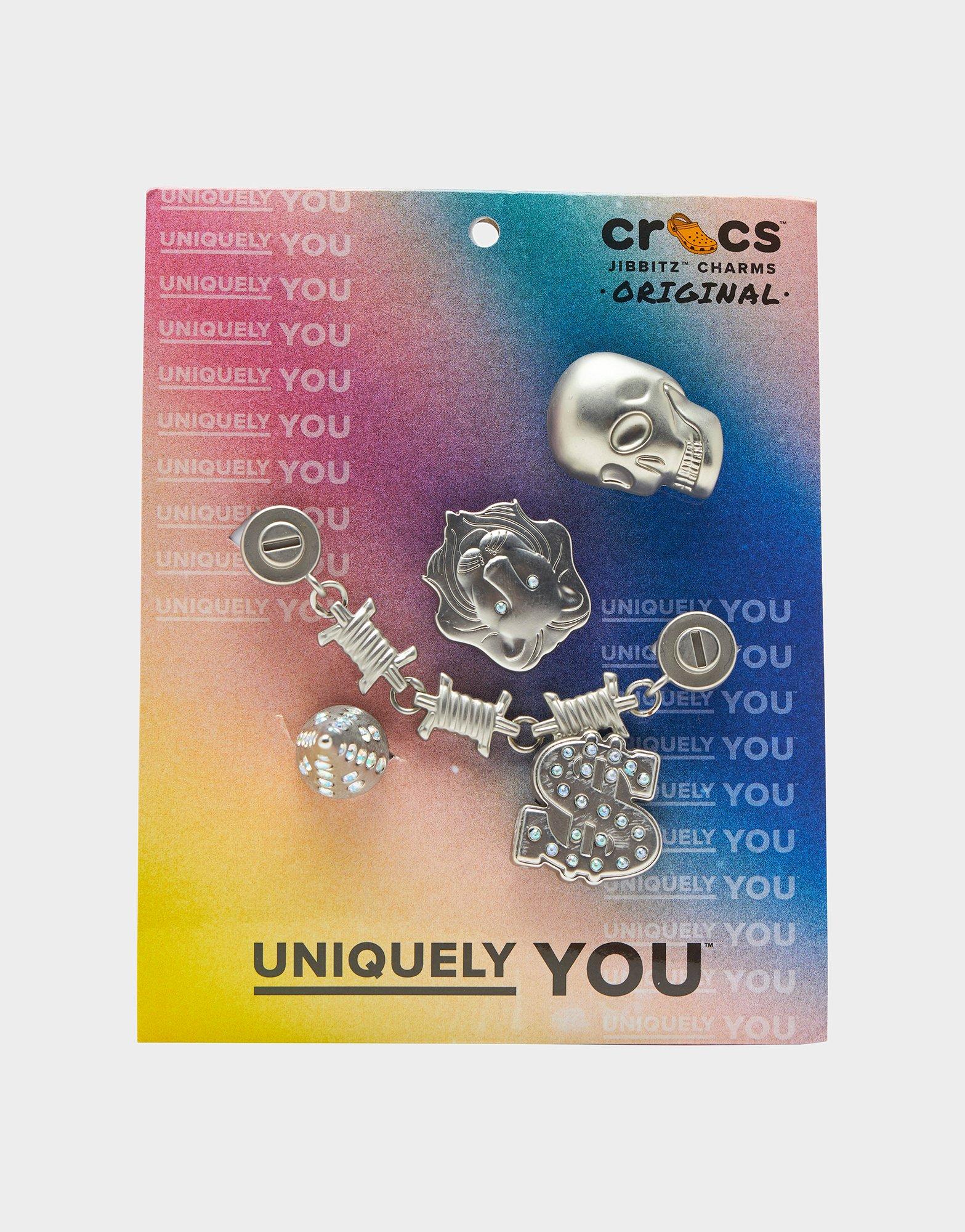 Multi Crocs Jibbitz Charms 'Bling Bling' 5 Pack JD Sports NZ