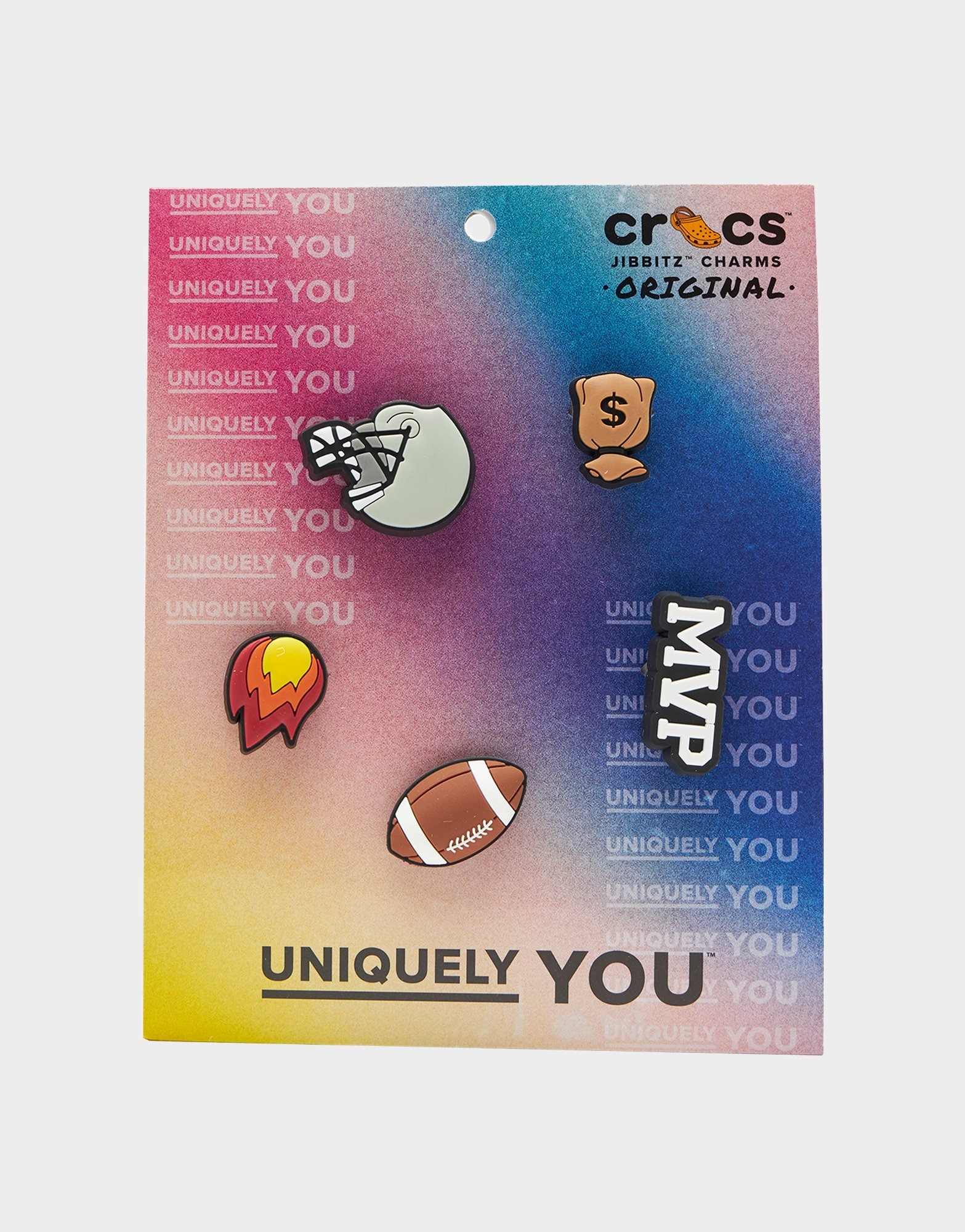 Crocs Jibbitz Charms 'Football Star' 5 Pack JD Sports NZ