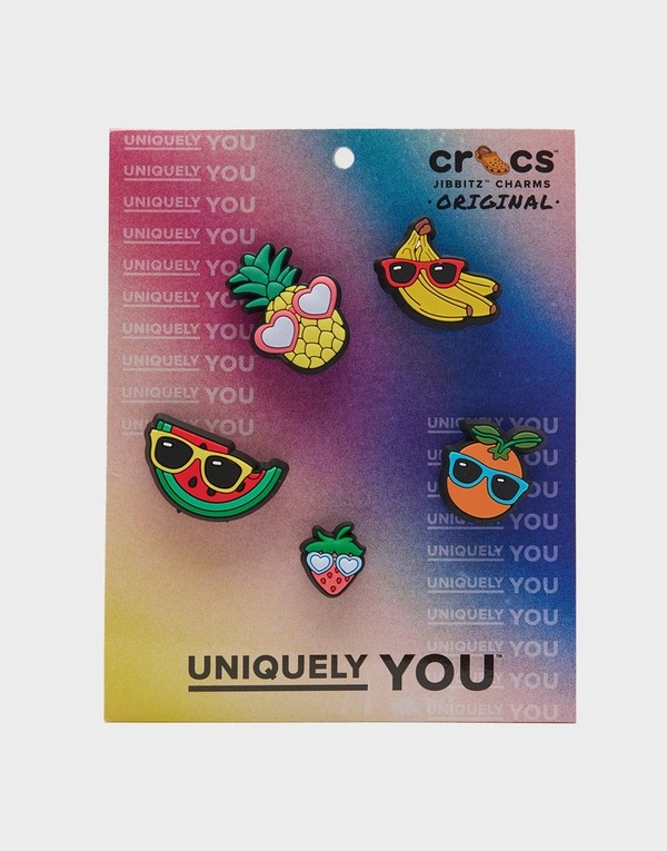 Crocs Jibbitz Charms 'Cute Fruit with Sunnies' 5 Pack