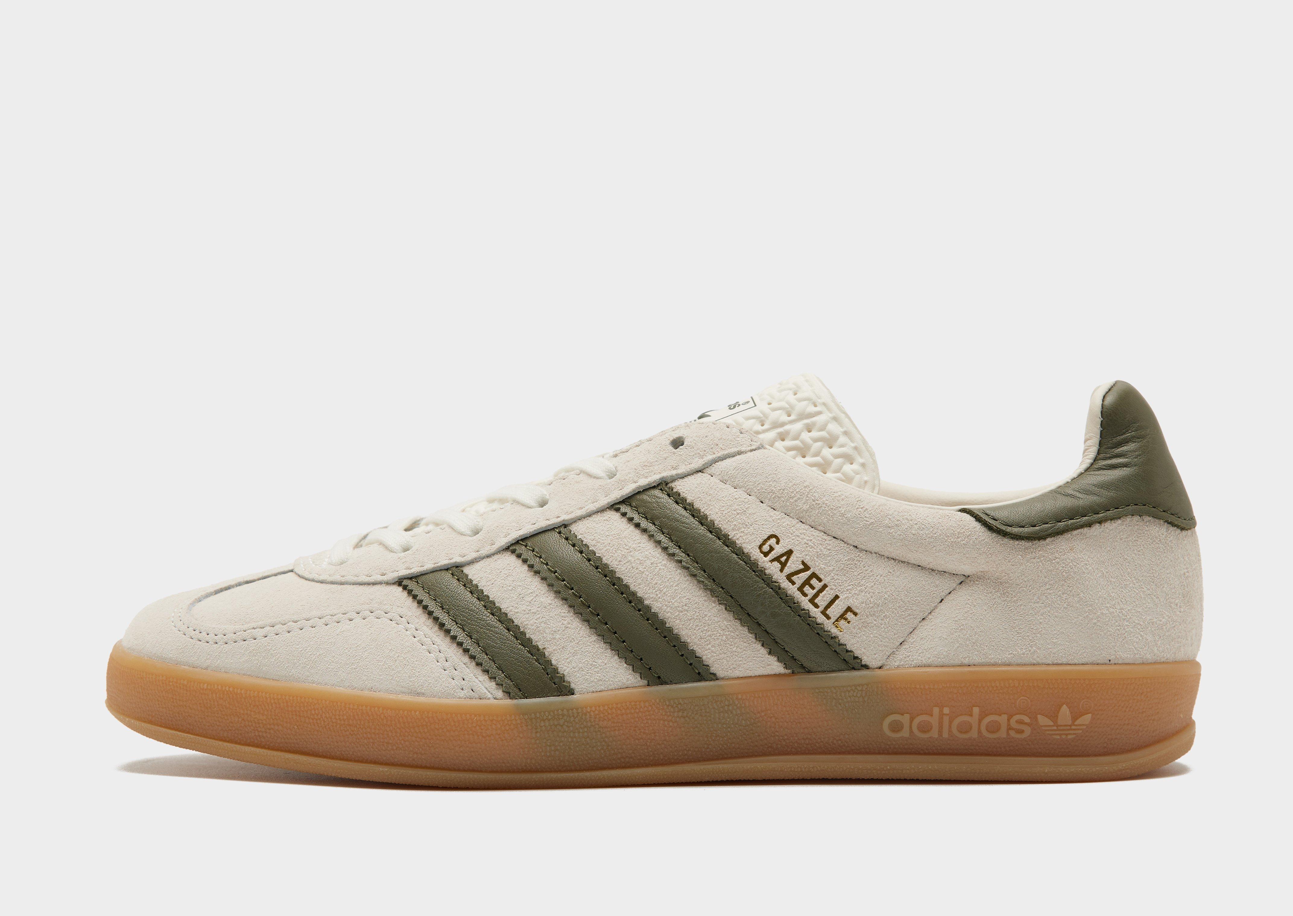 Womens white gazelle trainers top