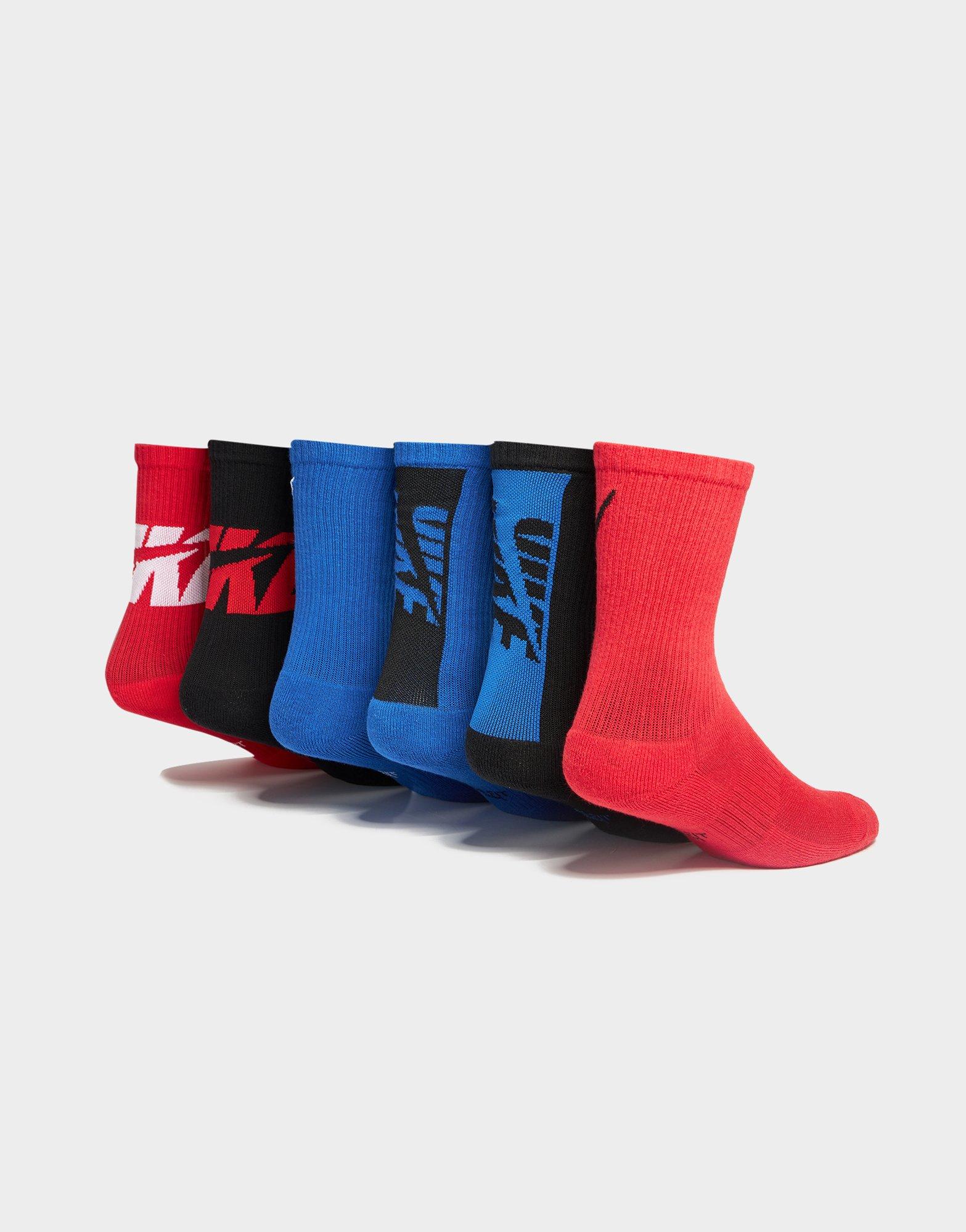 Nike Cushioned Crew Socks 6 Pack Junior's
