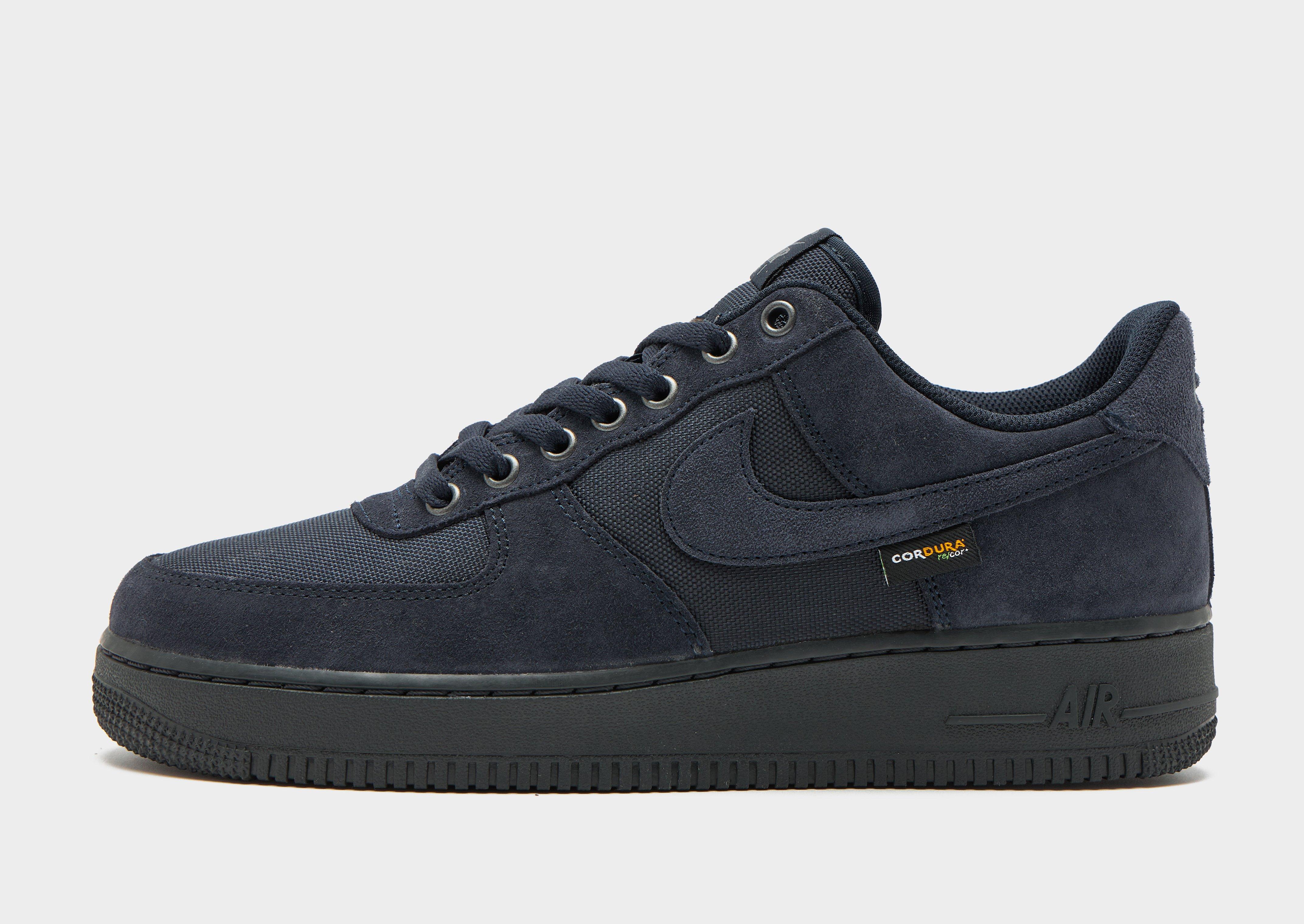 Nike air force 1 black suede junior best sale