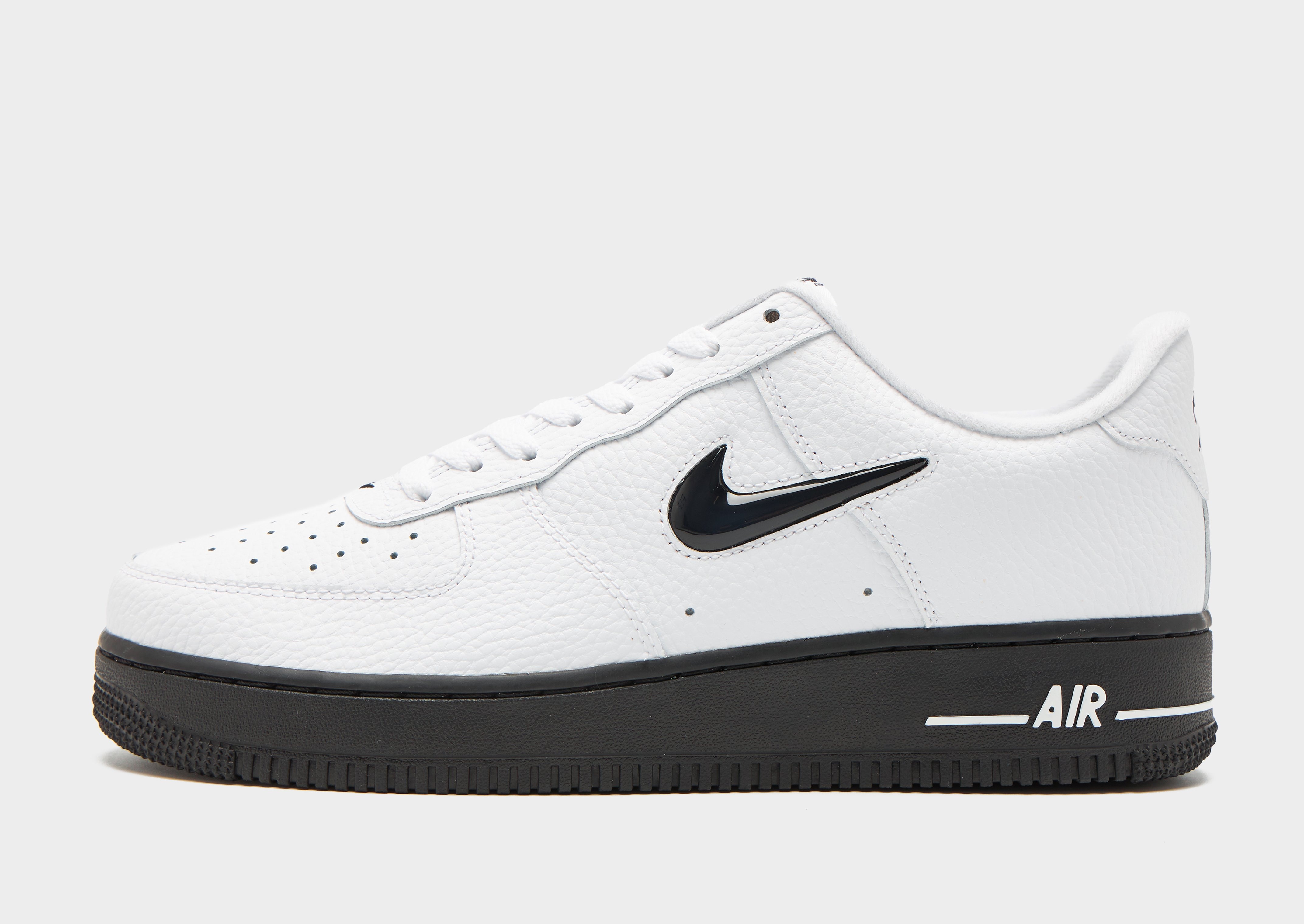 White Nike Air Force 1 07 Jewel JD Sports