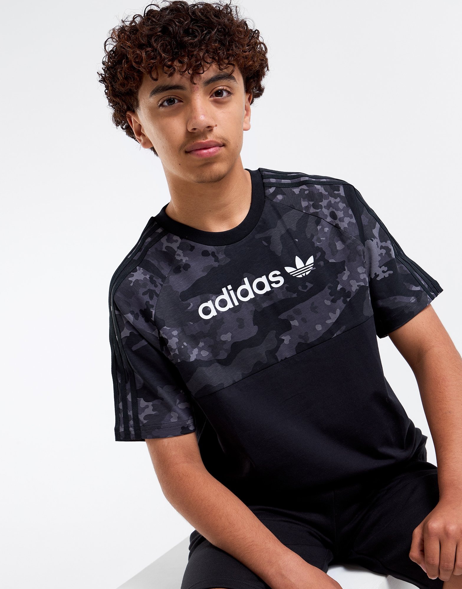 Black adidas Originals Collegiate T-Shirt Junior's - JD Sports