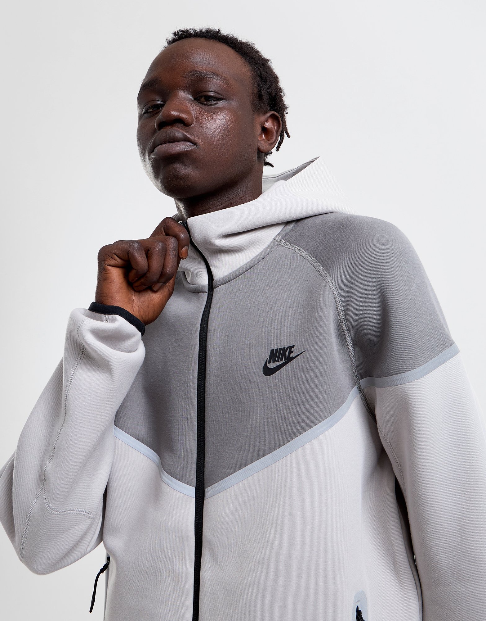 Grey Nike Tech Fleece Hoodie JD Sports NZ