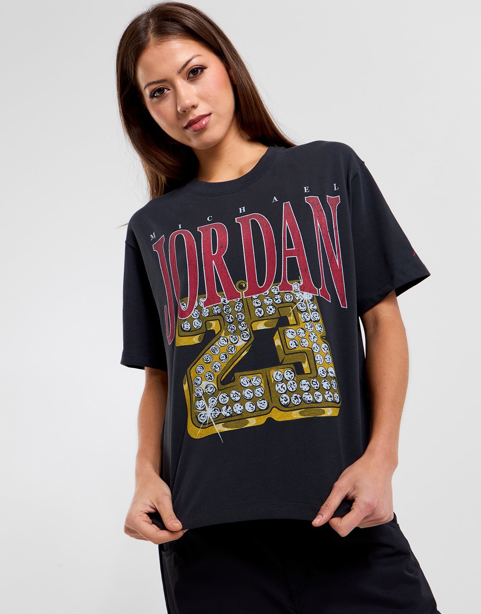 Black Jordan TShirt JD Sports