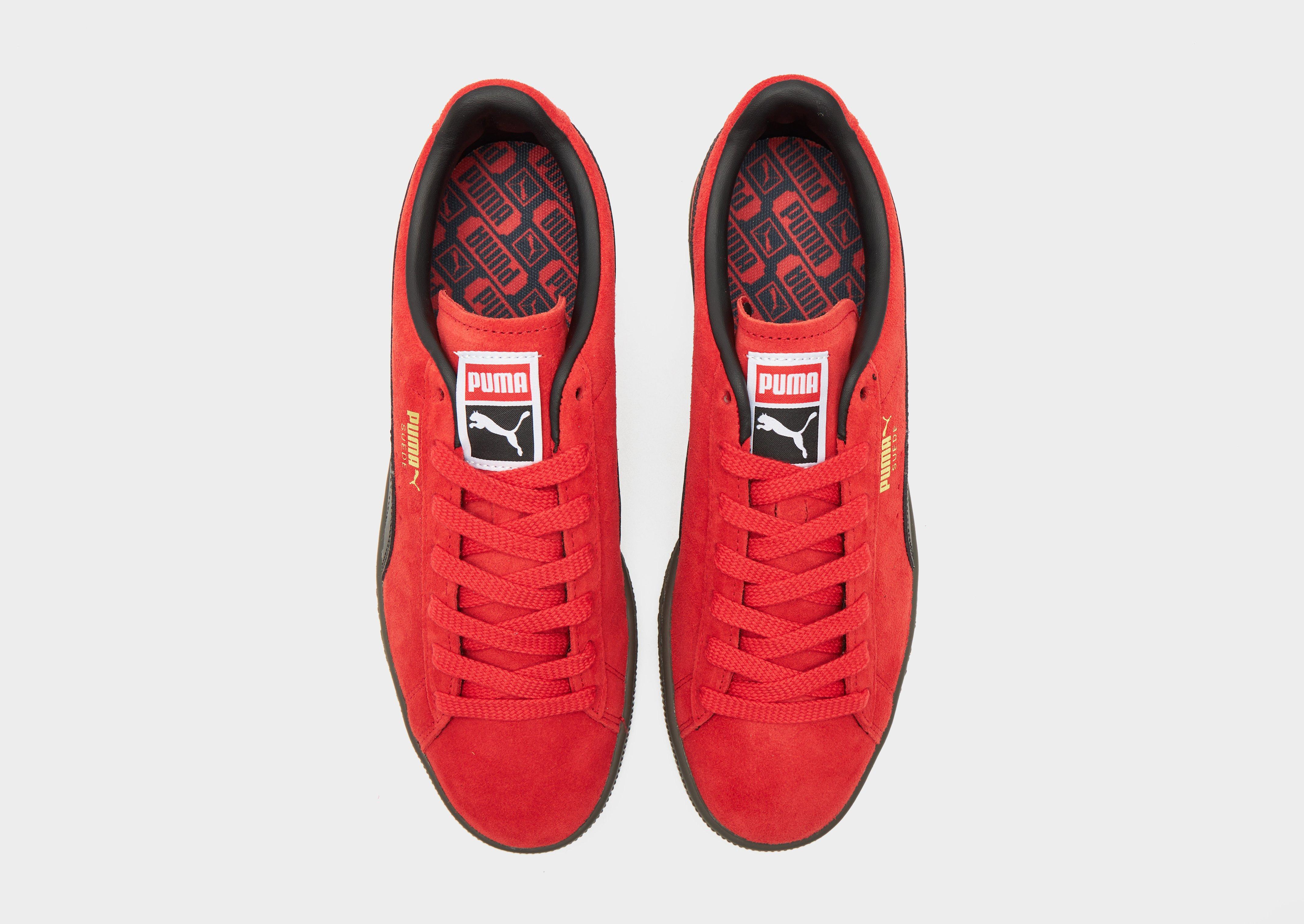 Puma suede classic shoes red best sale